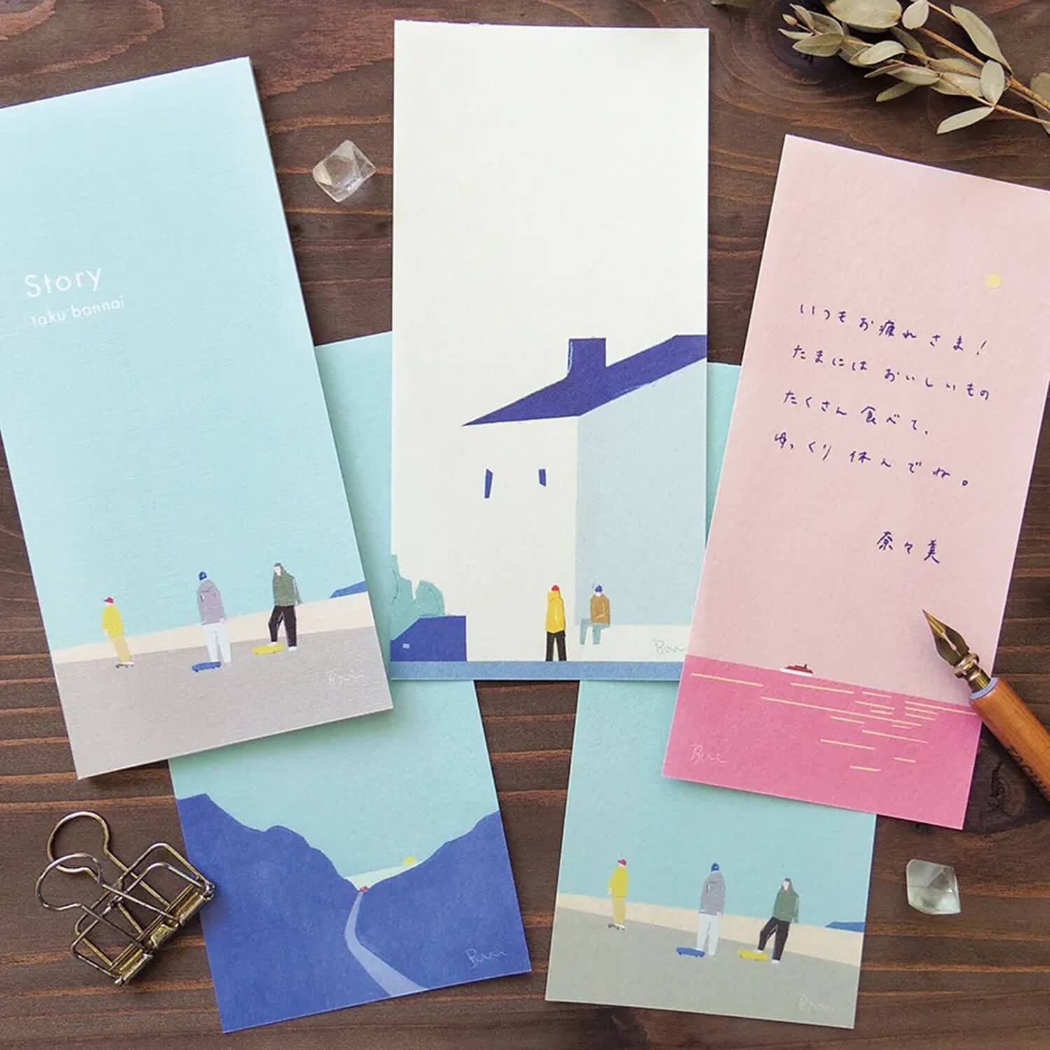 Taku Bannai Letter Pad – Story