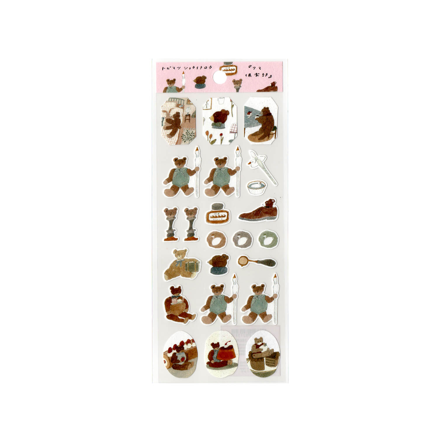 Tobimatsu Shoichiro Cotton Paper Sticker – Bear Club