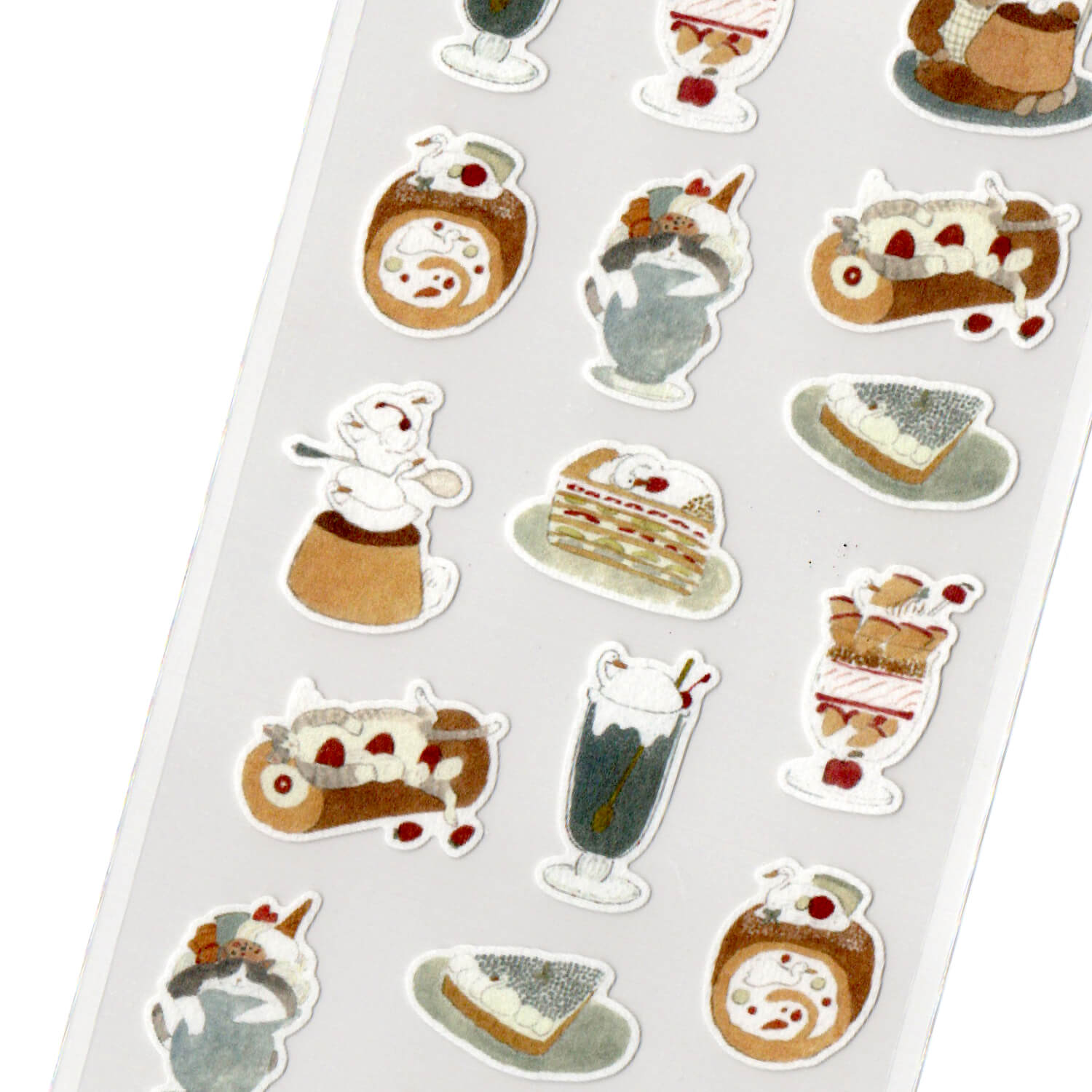 Tobimatsu Shoichiro Cotton Paper Sticker – Dessert Festival