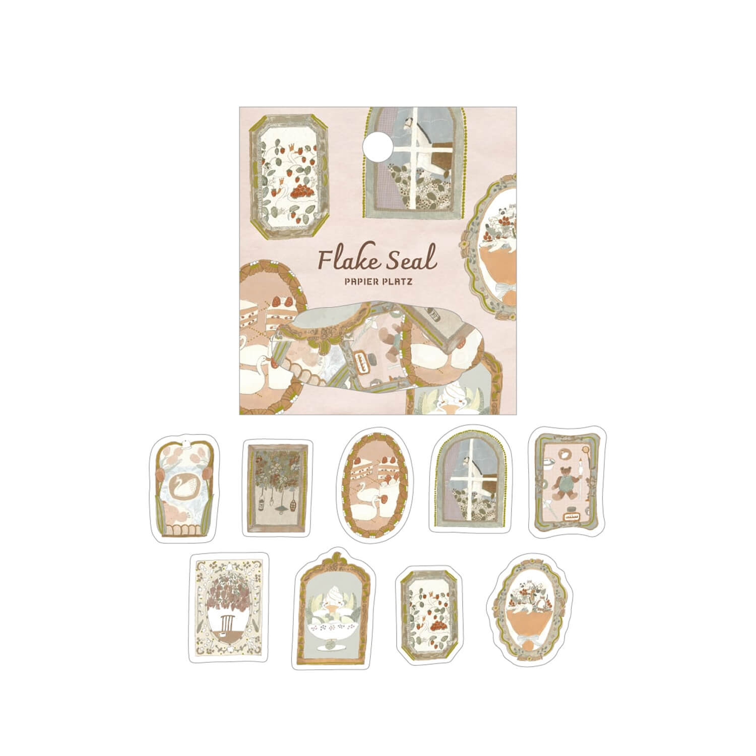 Tobimatsu Shoichiro Flake Stickers – Foil Frame