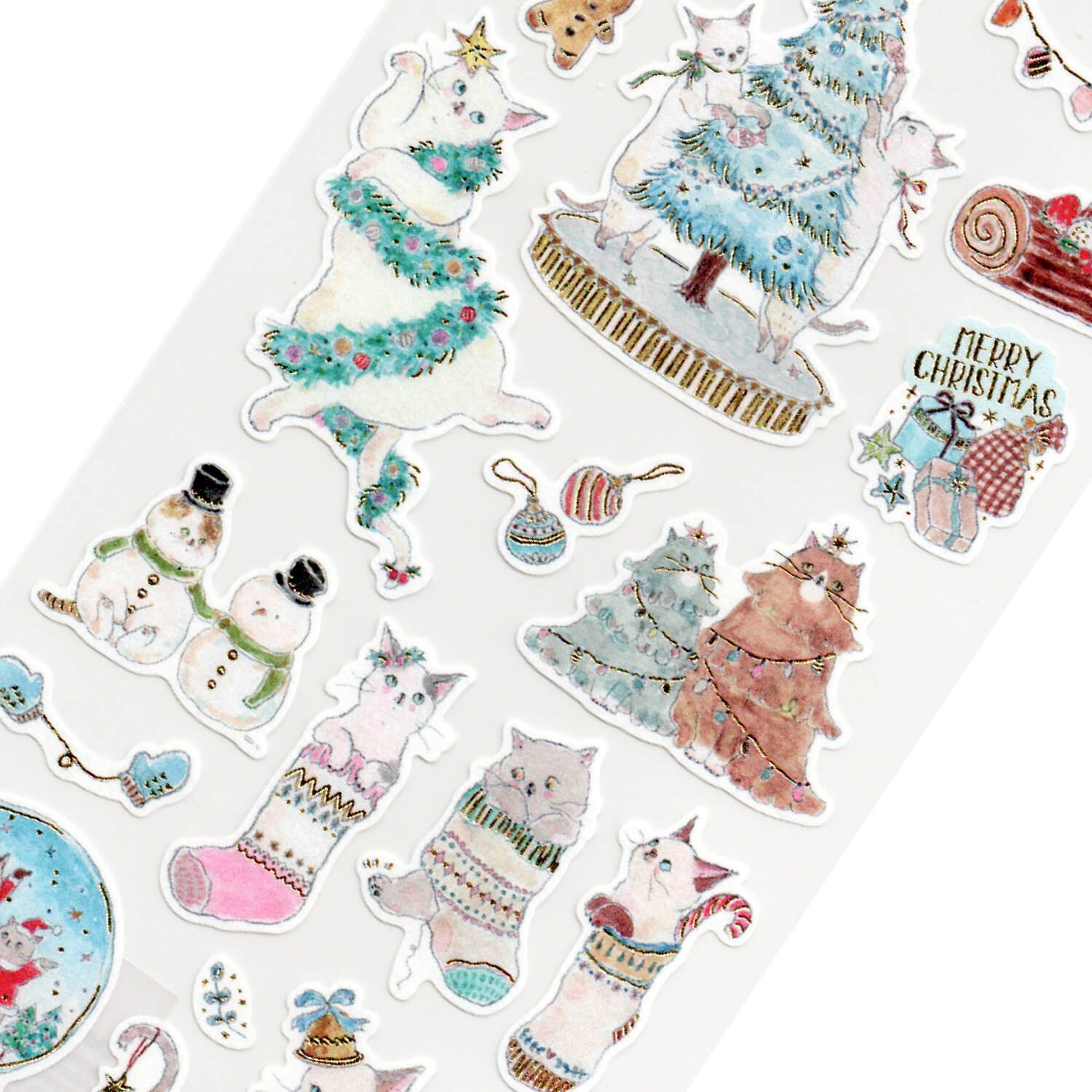 Tocoro Comugi Christmas Stickers – Blue