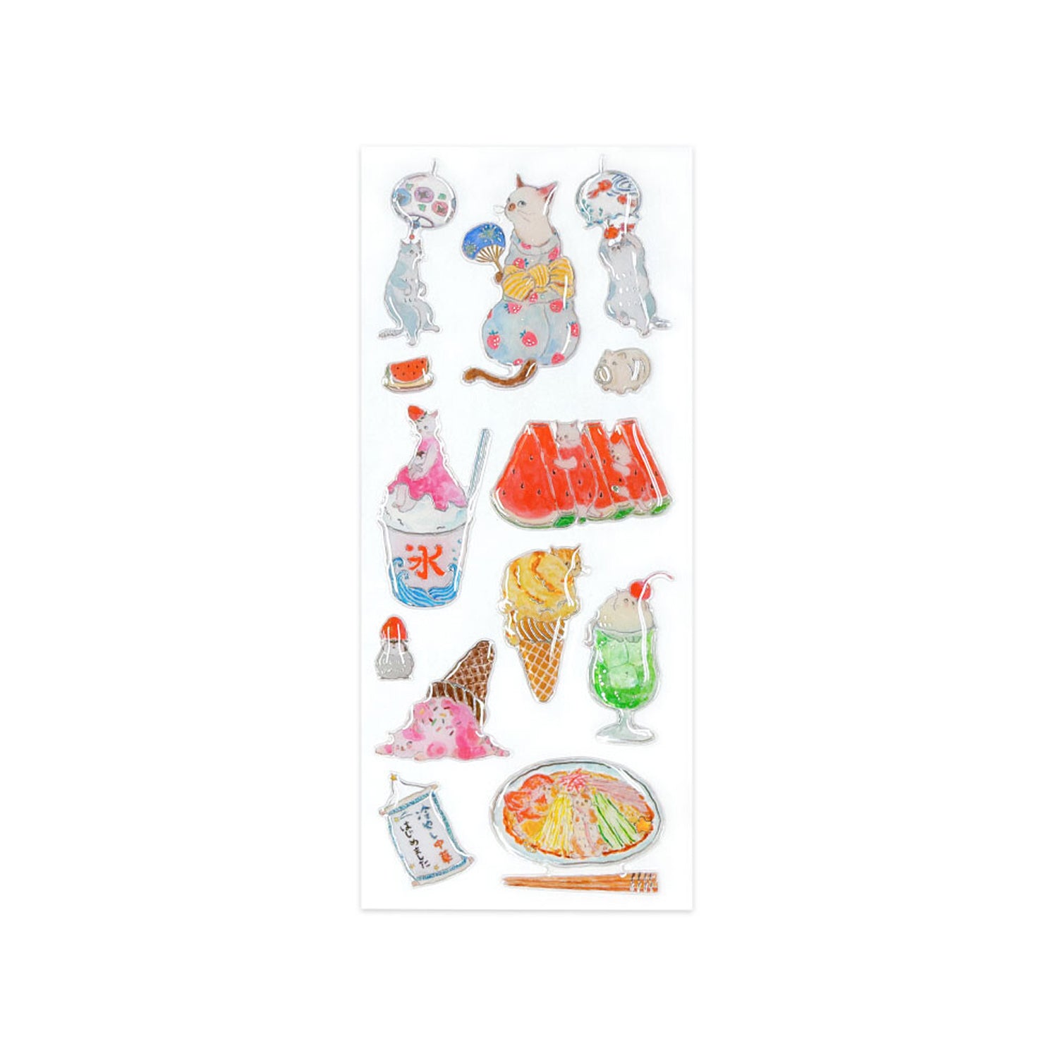 Tocoro Comugi Drop Sticker Sheet – Summer Food