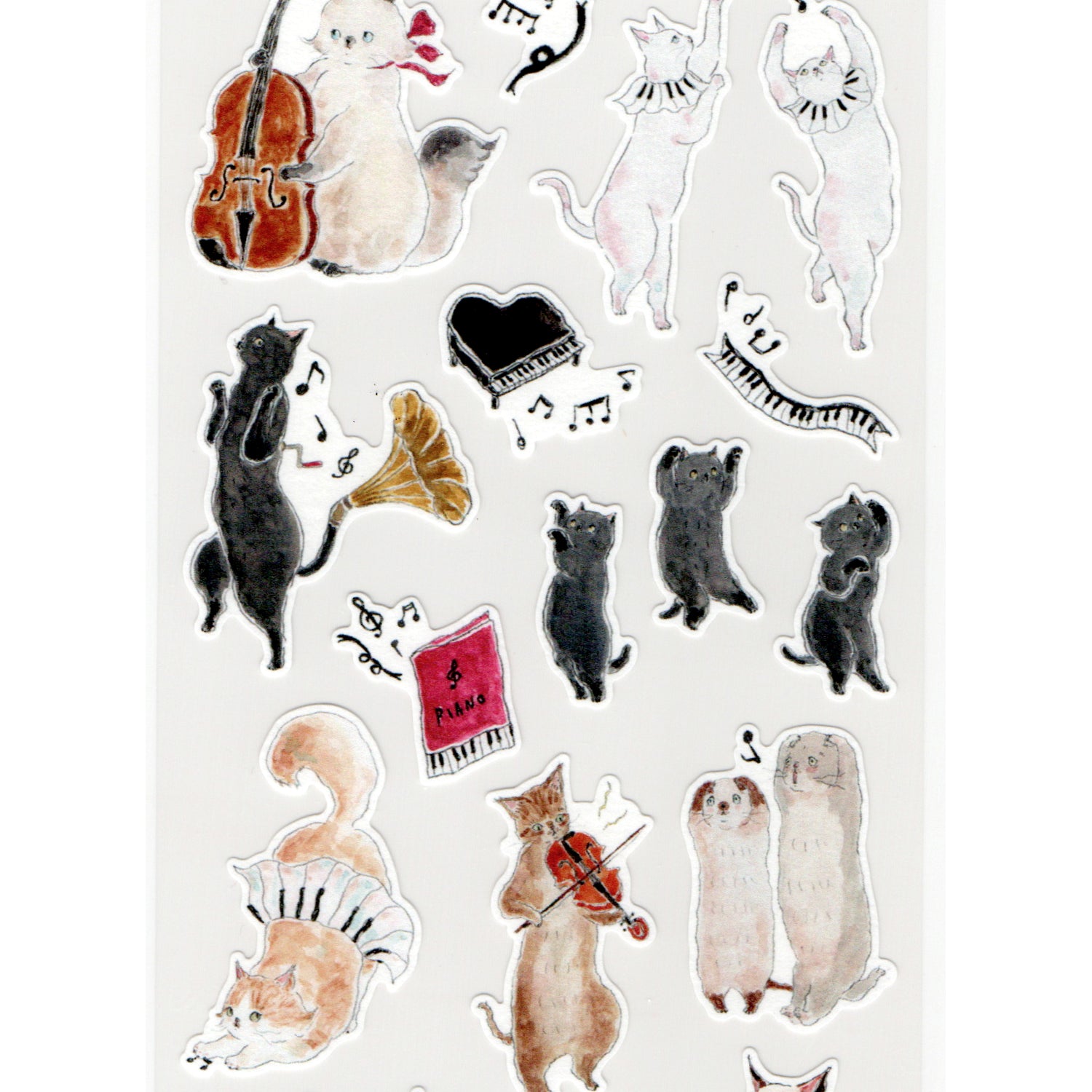 Tocoro Comugi Paper Sticker Sheet – Music