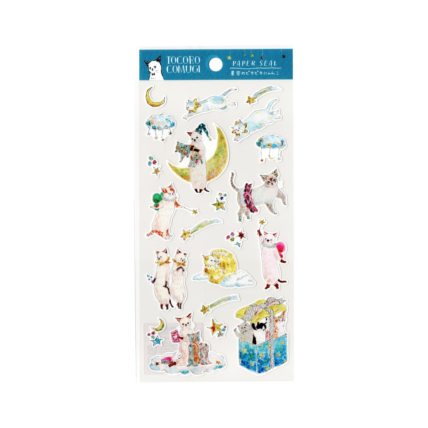 Tocoro Comugi Paper Sticker Sheet – Stars