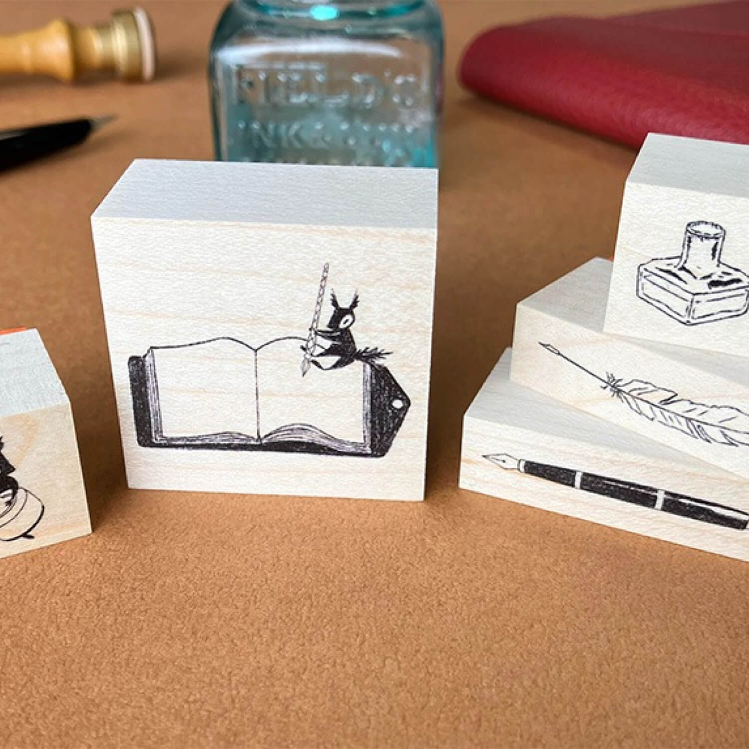 Touch and Flow × Mori Ringo – Notebook Time Squirrel Stamp