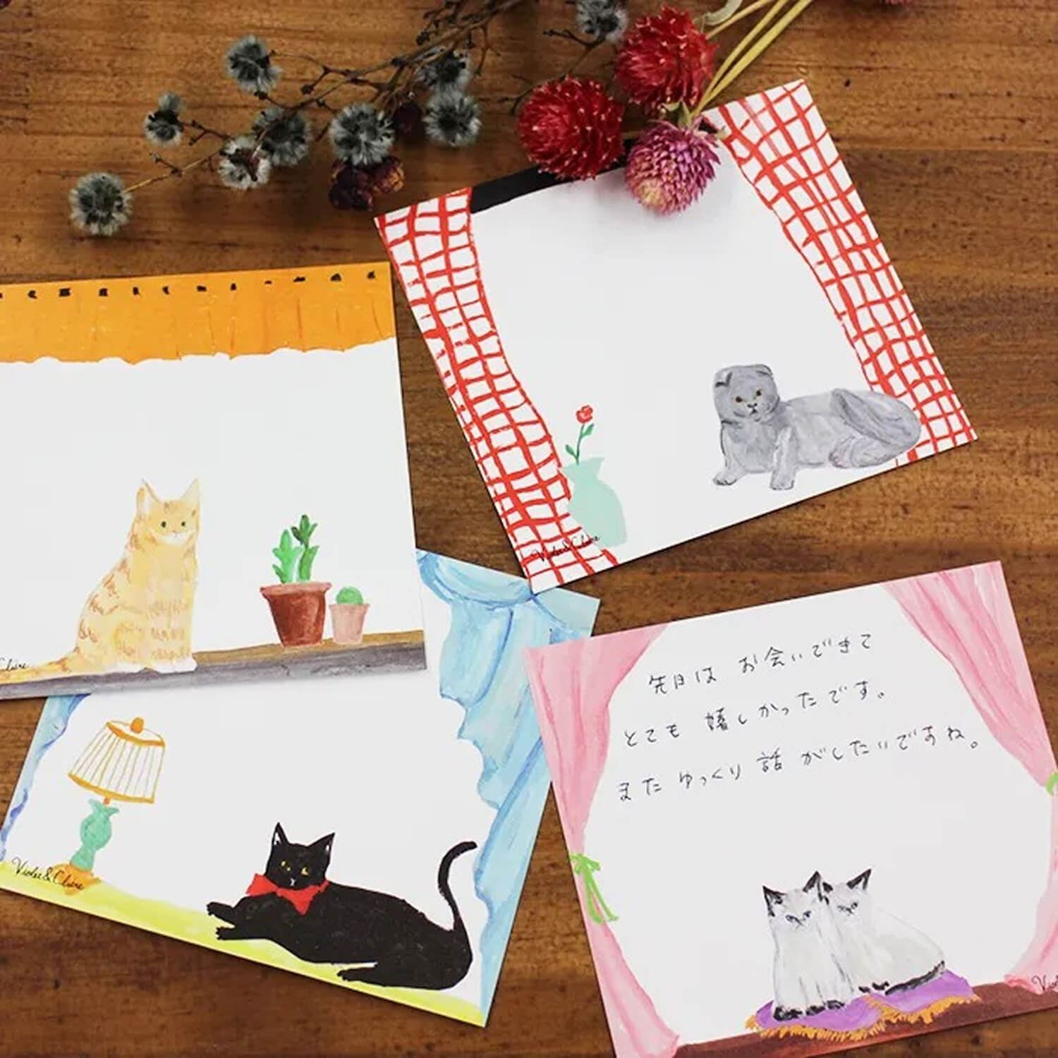 Violet & Claire Memo Block – Cat's View