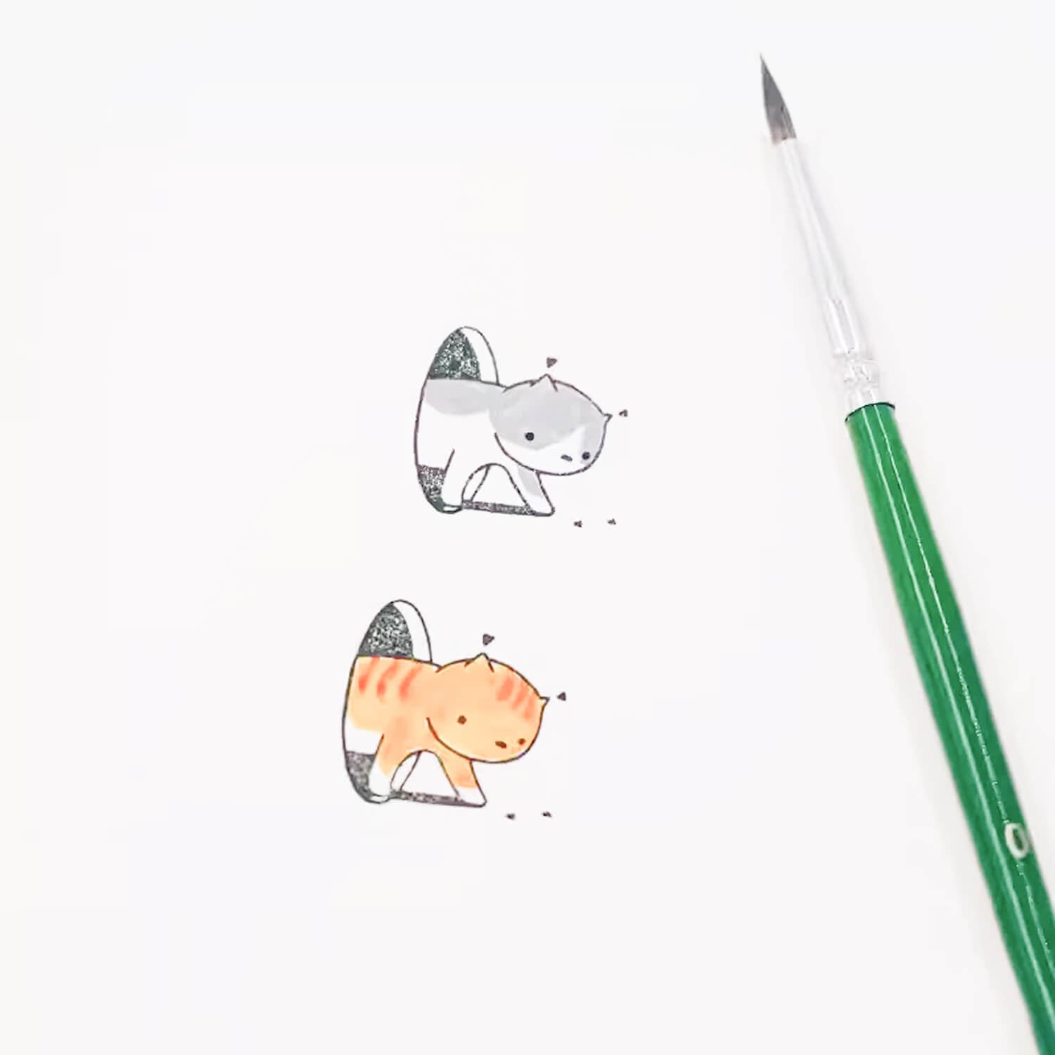 Sparking Moment Rubber Stamp Set – Meow Collection