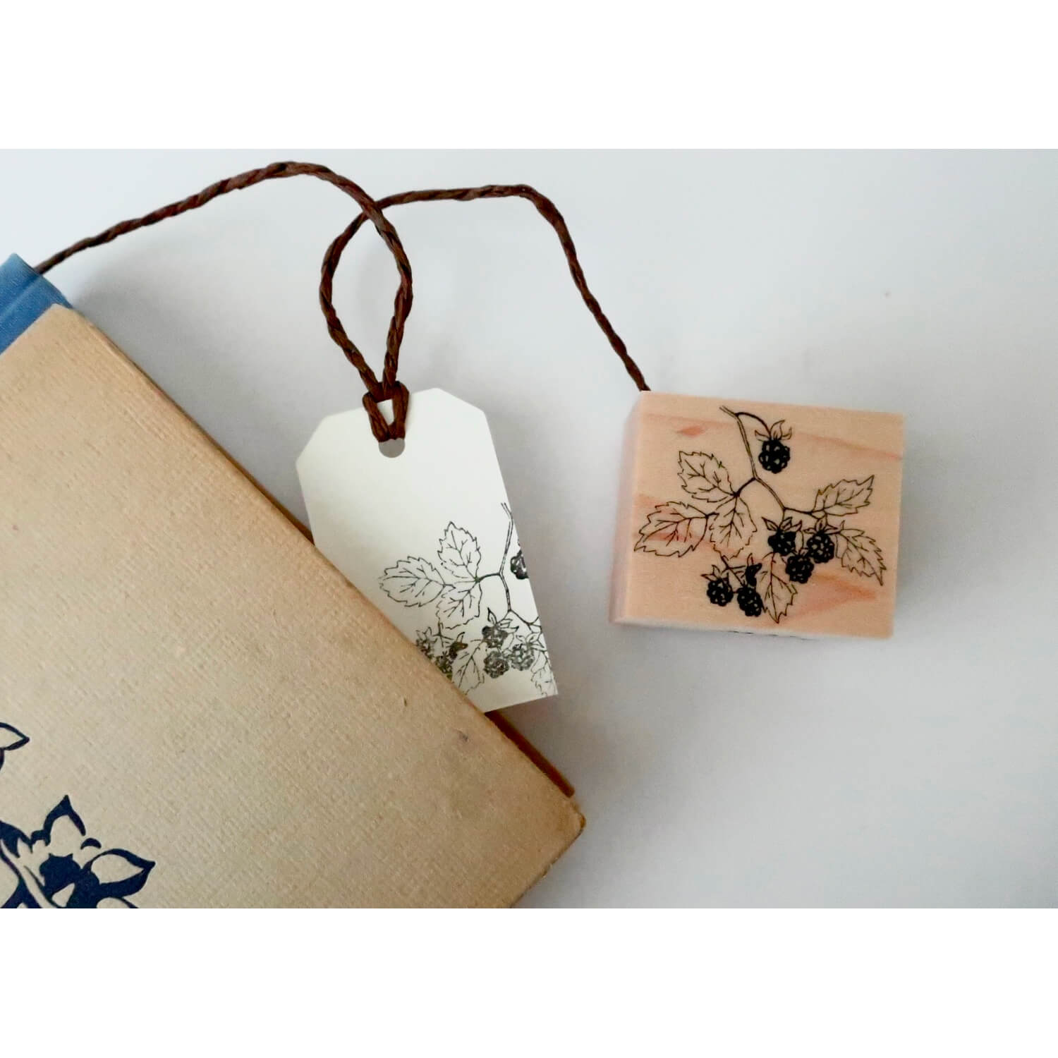 Wild Raspberry Rubber Stamp