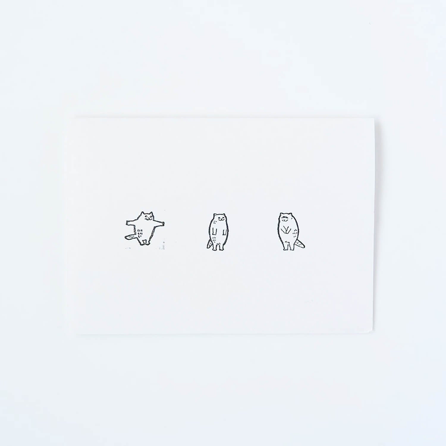 Wooden Mini Stamp – Sorry Cat