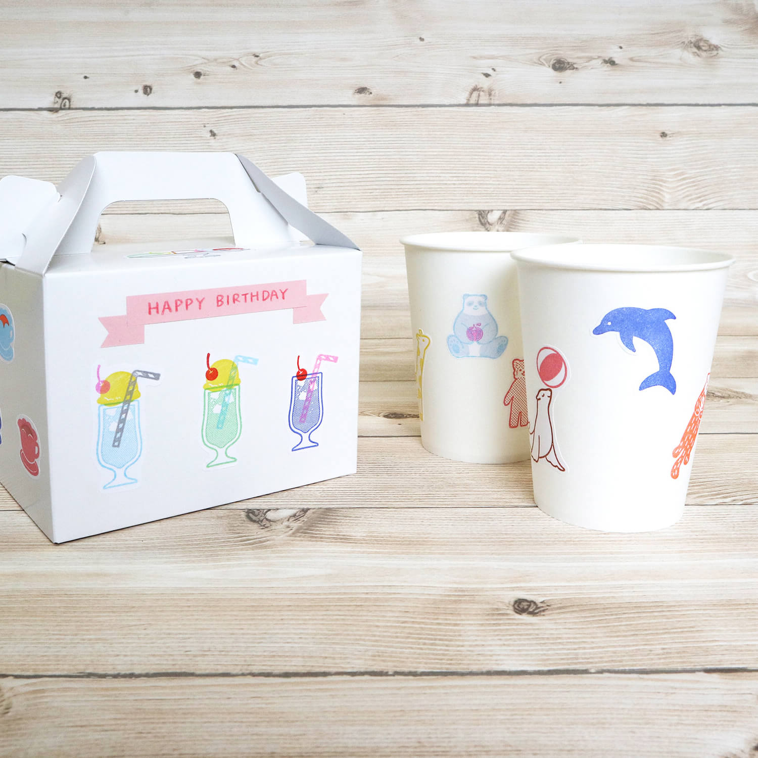 World Craft Clear Stamp – Retro Café Set