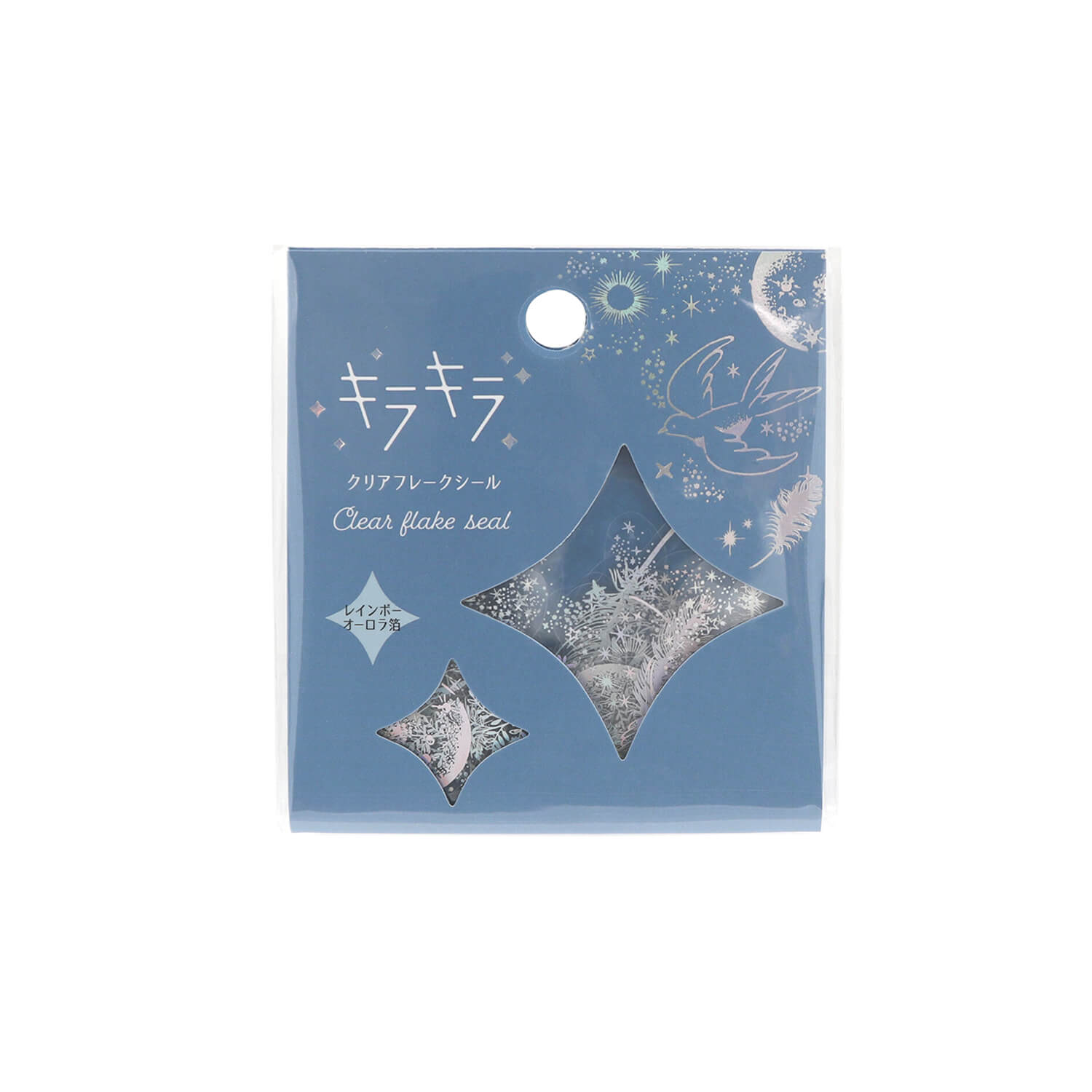 World Craft Kirakira Clear Flake Stickers – Birds