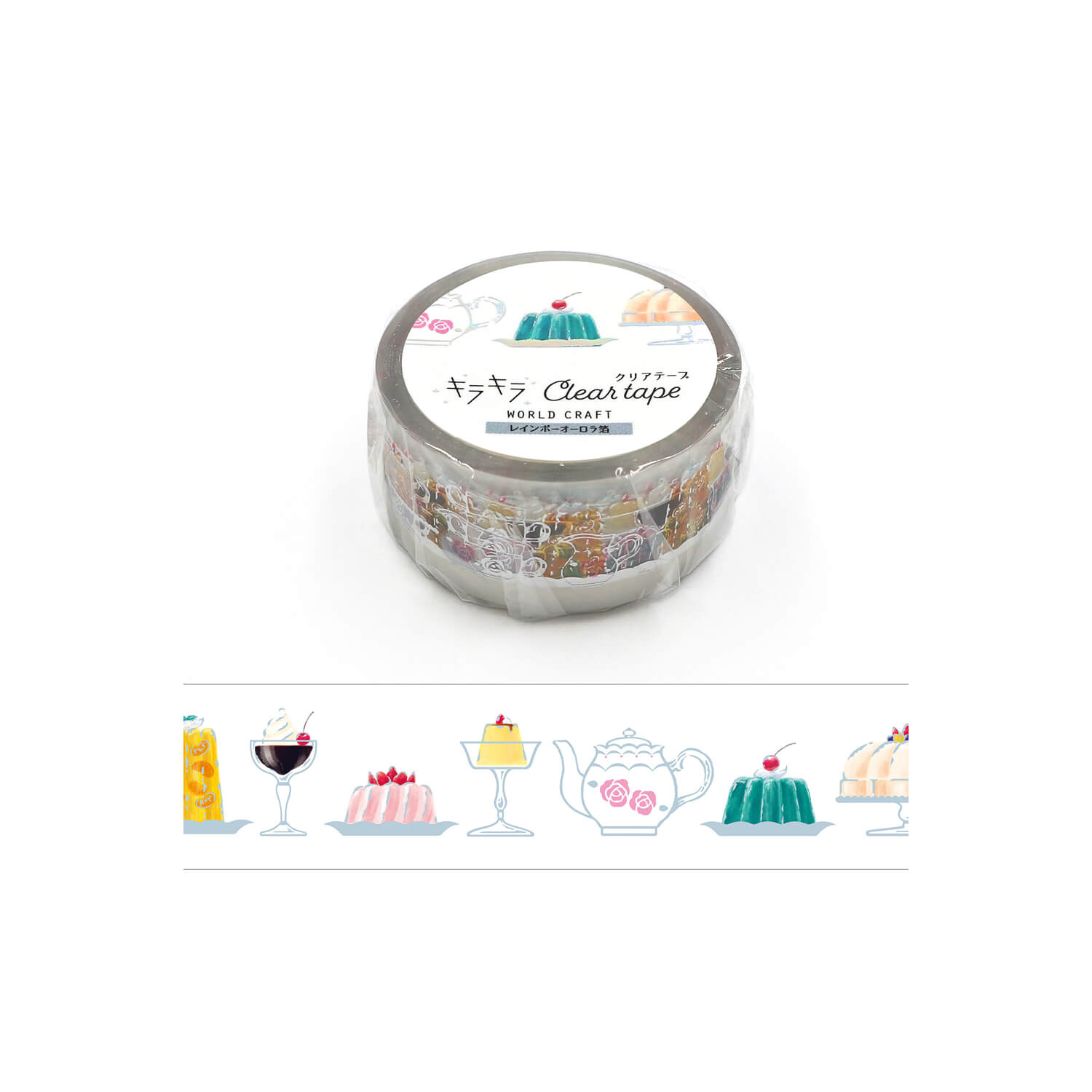 World Craft Kirakira Clear Tape – Jelly