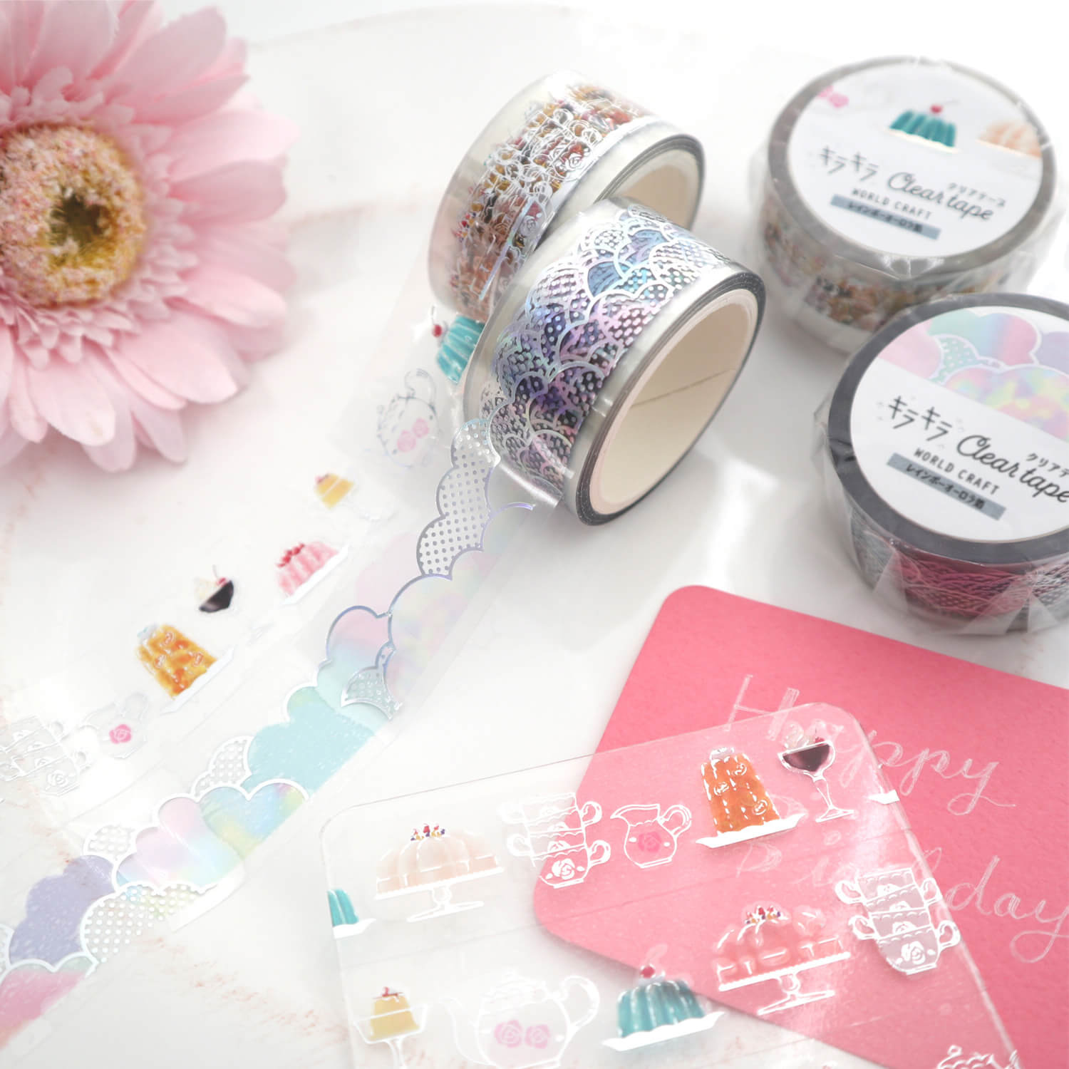 World Craft Kirakira Clear Tape – Jelly