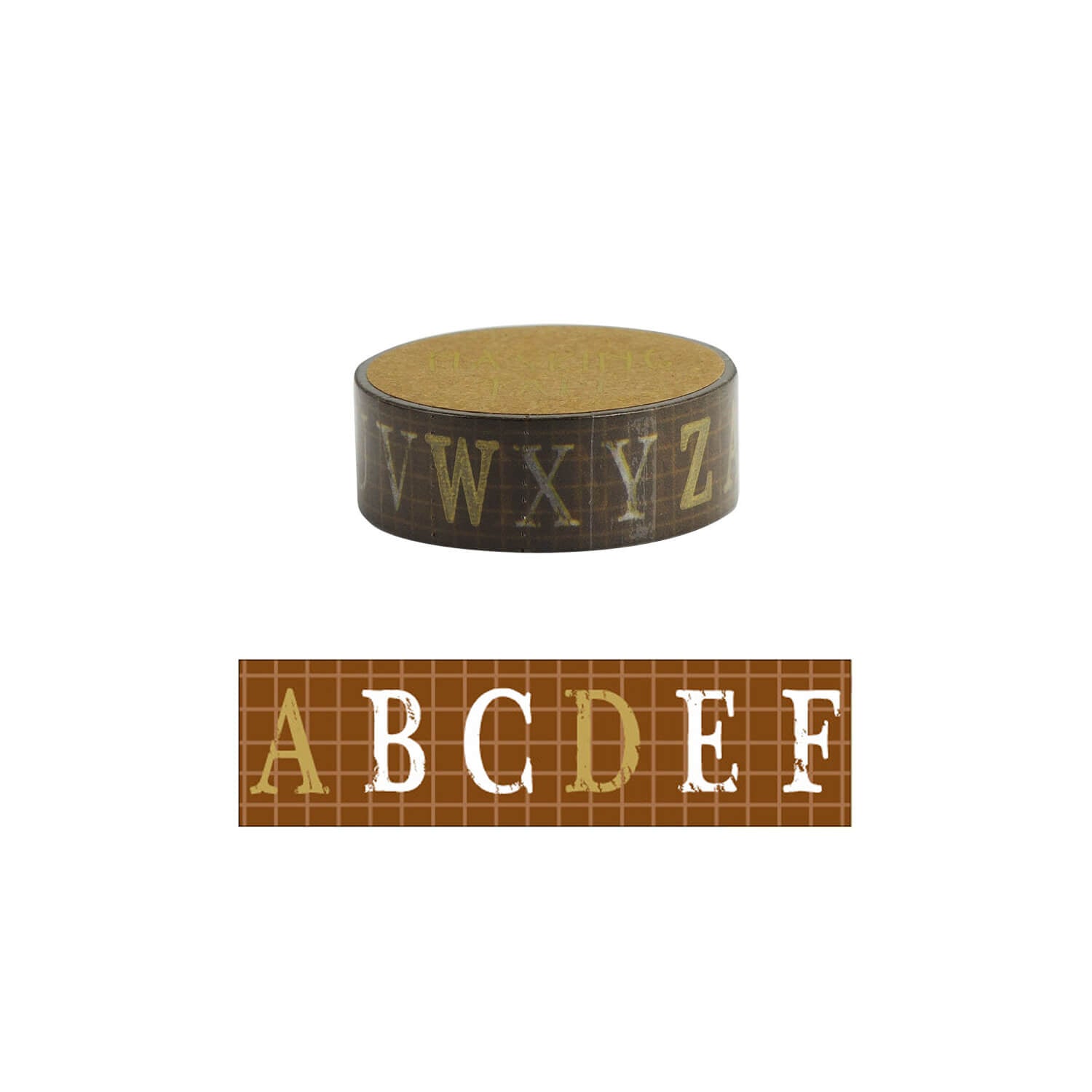 World Craft Masking Tape – Alphabet