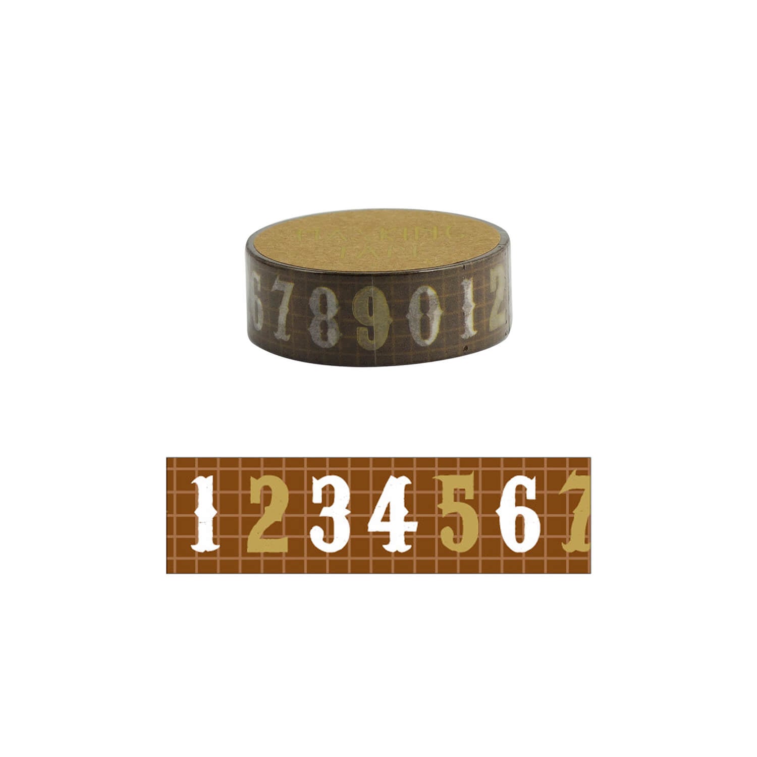 World Craft Masking Tape – Numbers