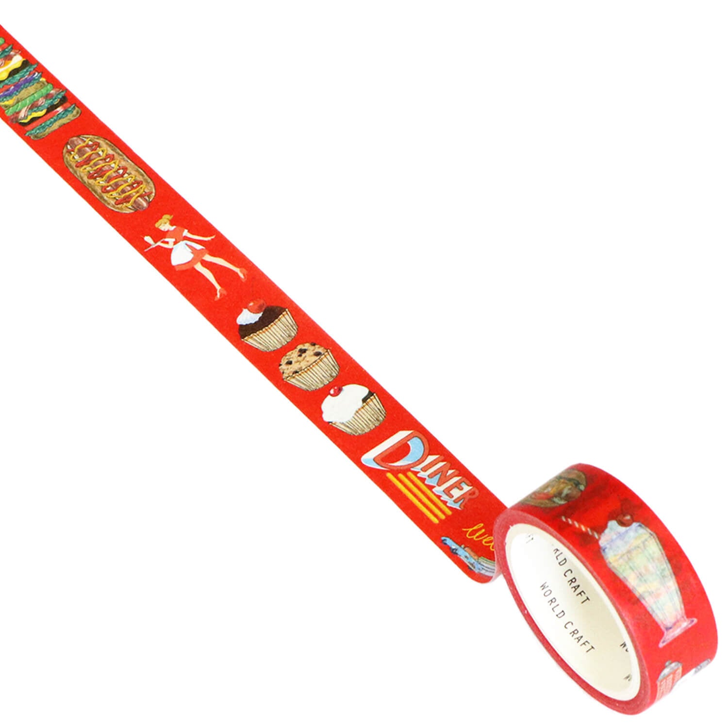 World Craft Tatemasu Vertical Washi Tape – Diner