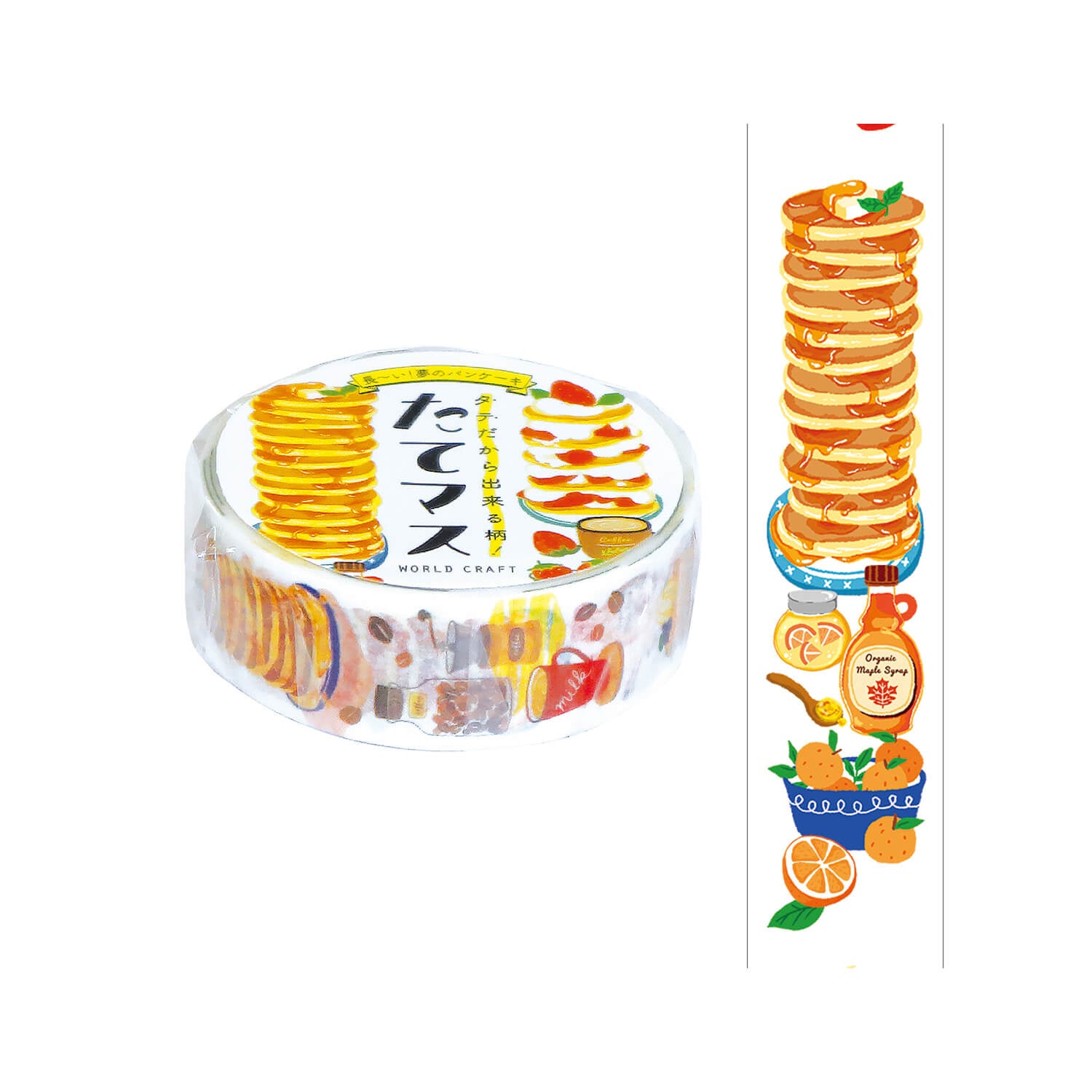 World Craft Tatemasu Vertical Washi Tape – Pancake
