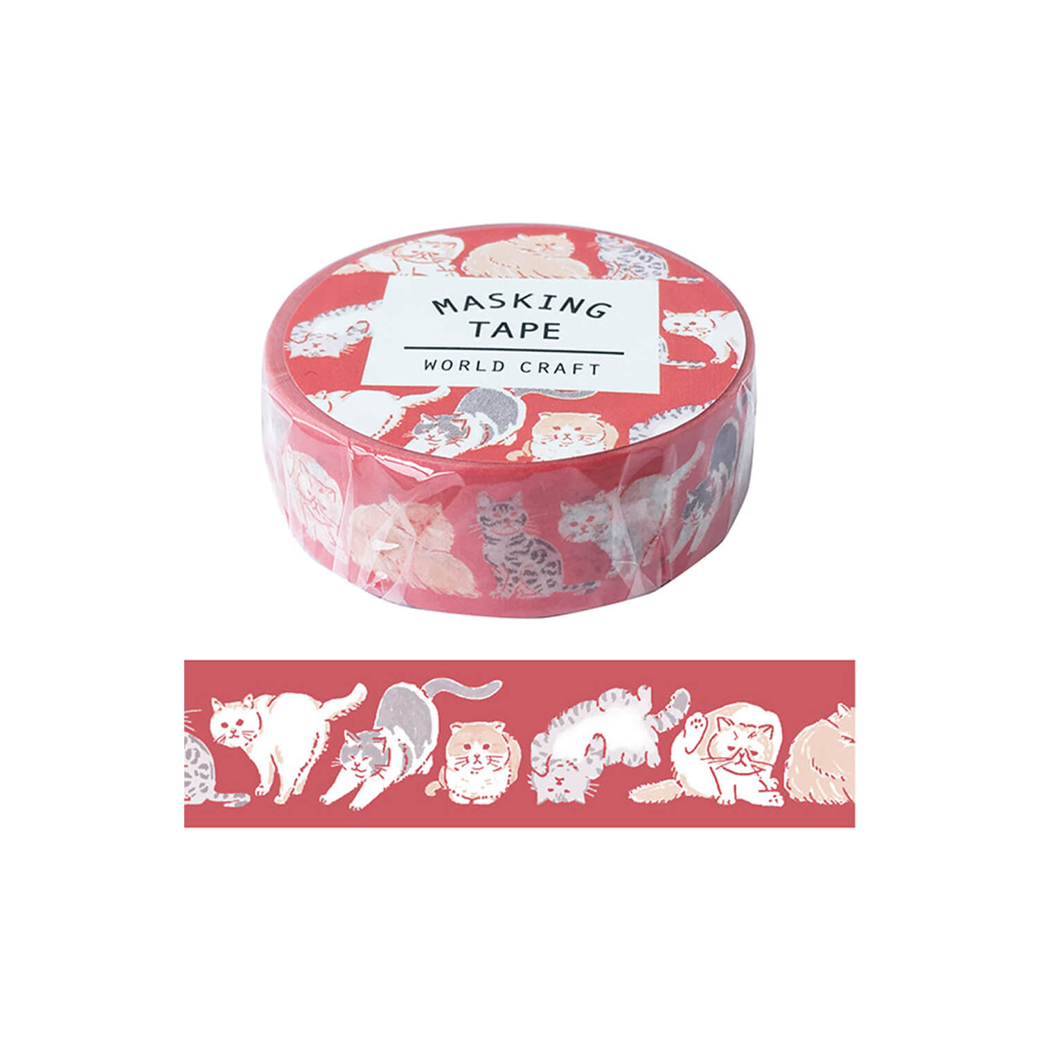 World Craft Washi Tape – Cat