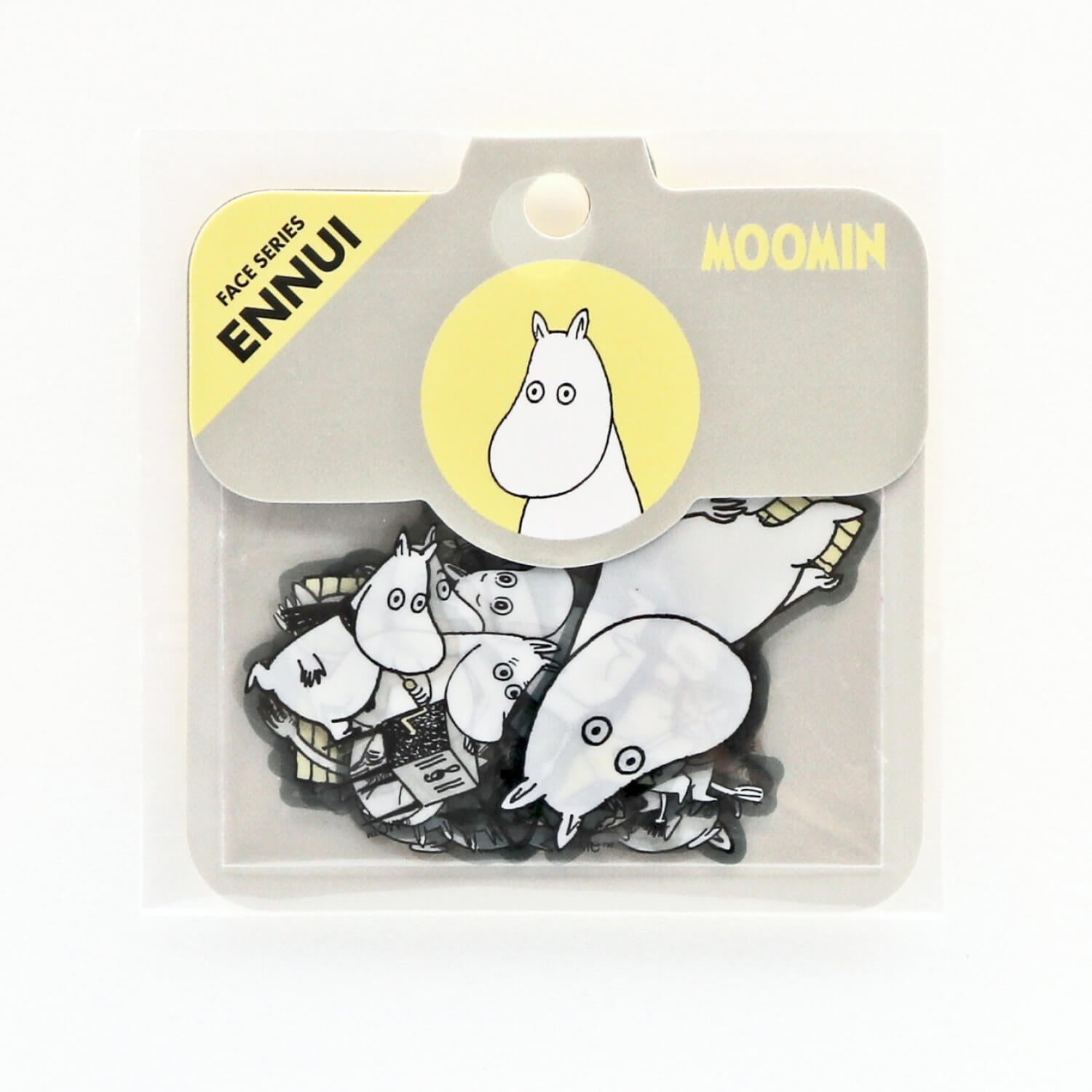 World Craft x Moomin Face Flake Stickers – Ennui