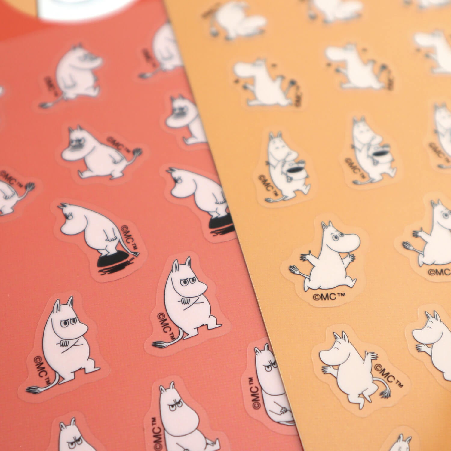 World Craft x Moomin Face Sheet Stickers – Angry