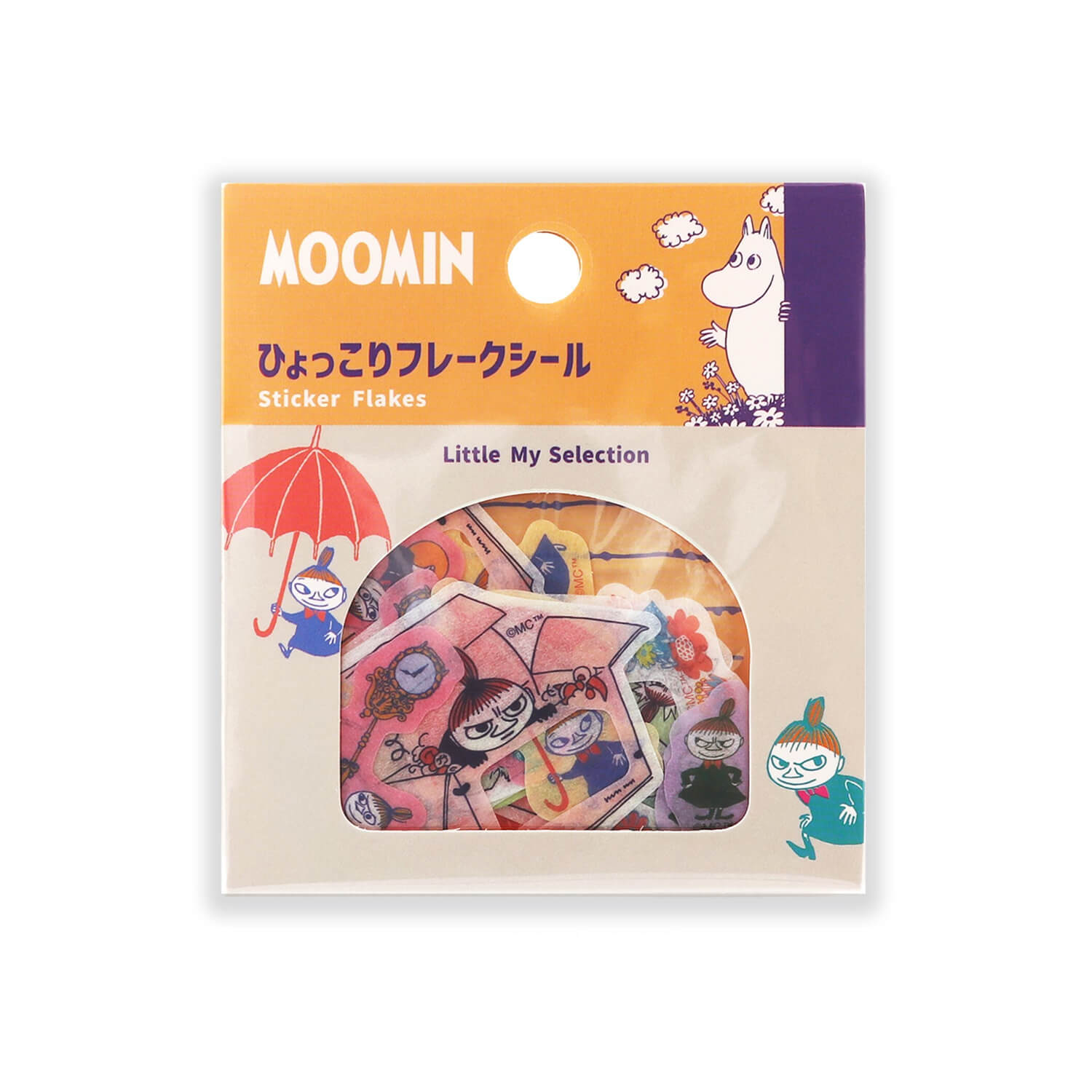 World Craft x Moomin Flake Stickers – Little My