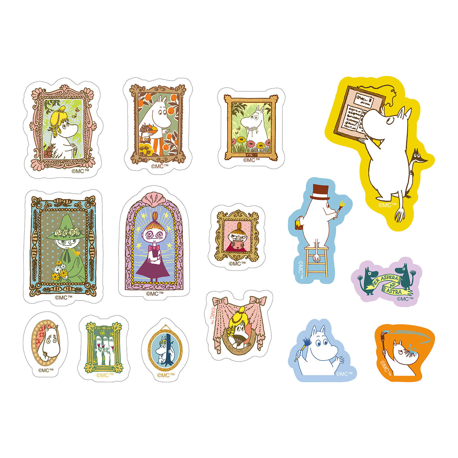 World Craft x Moomin Flake Stickers – Picture Frame