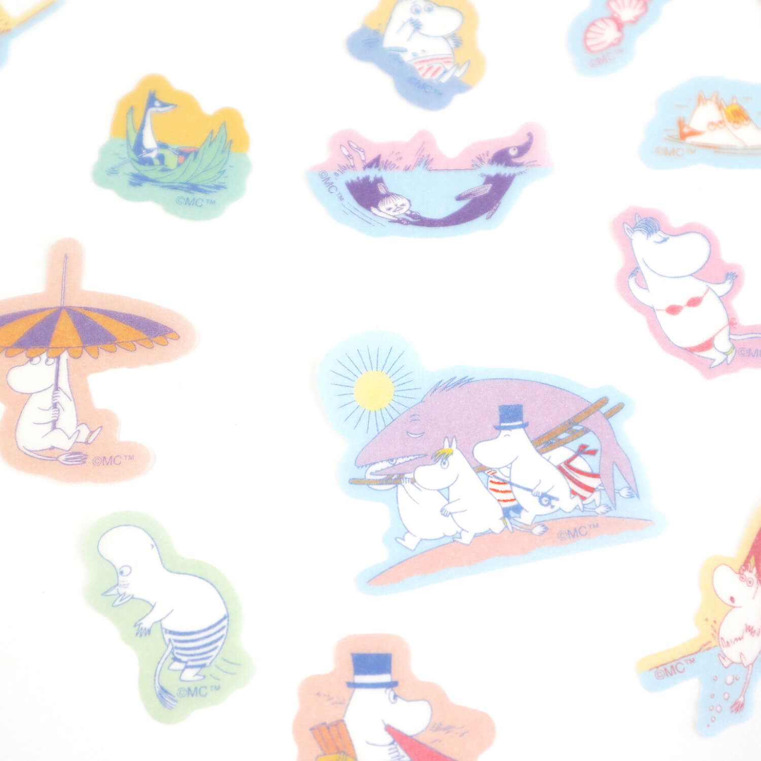 World Craft x Moomin Flake Stickers – Sea