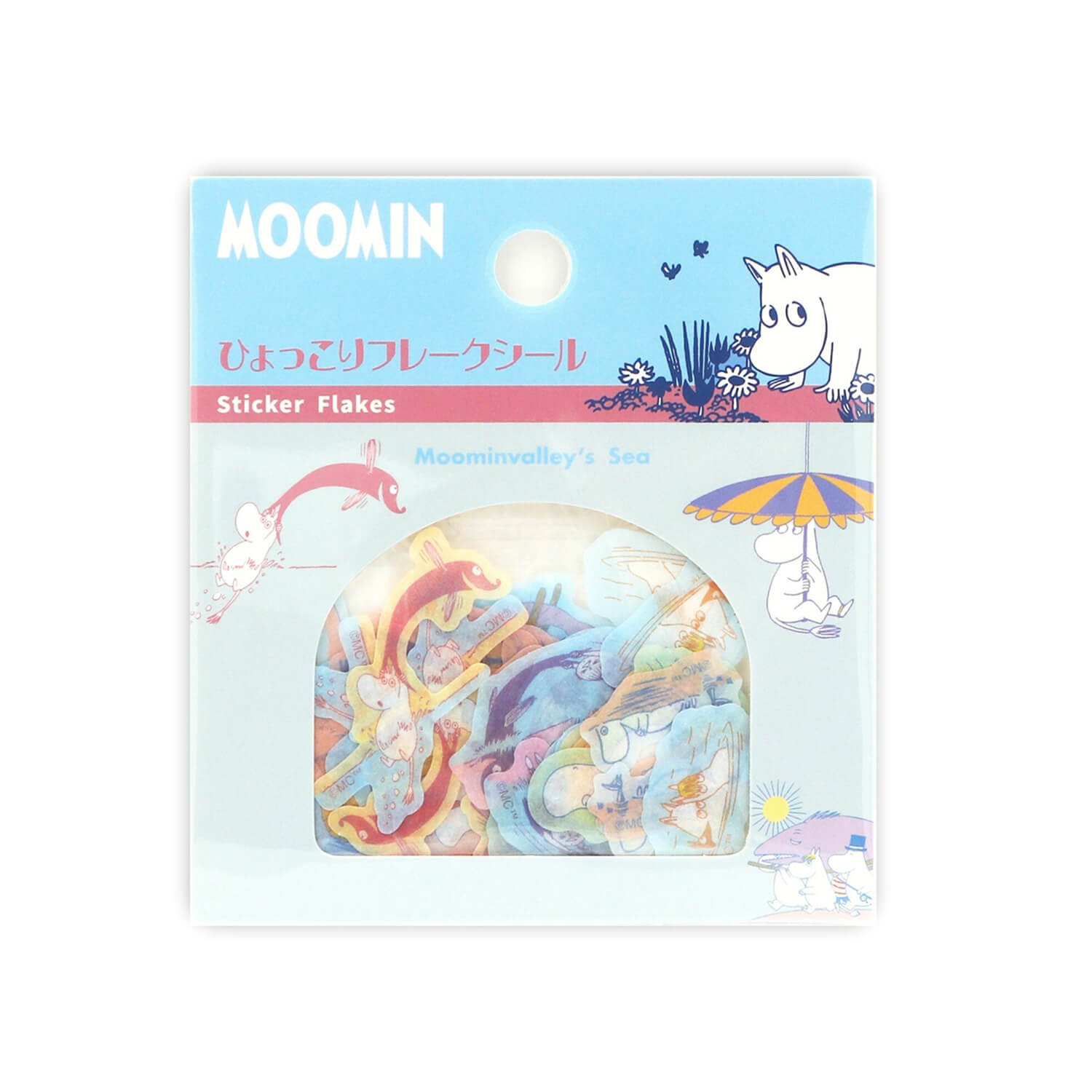 World Craft x Moomin Flake Stickers – Sea