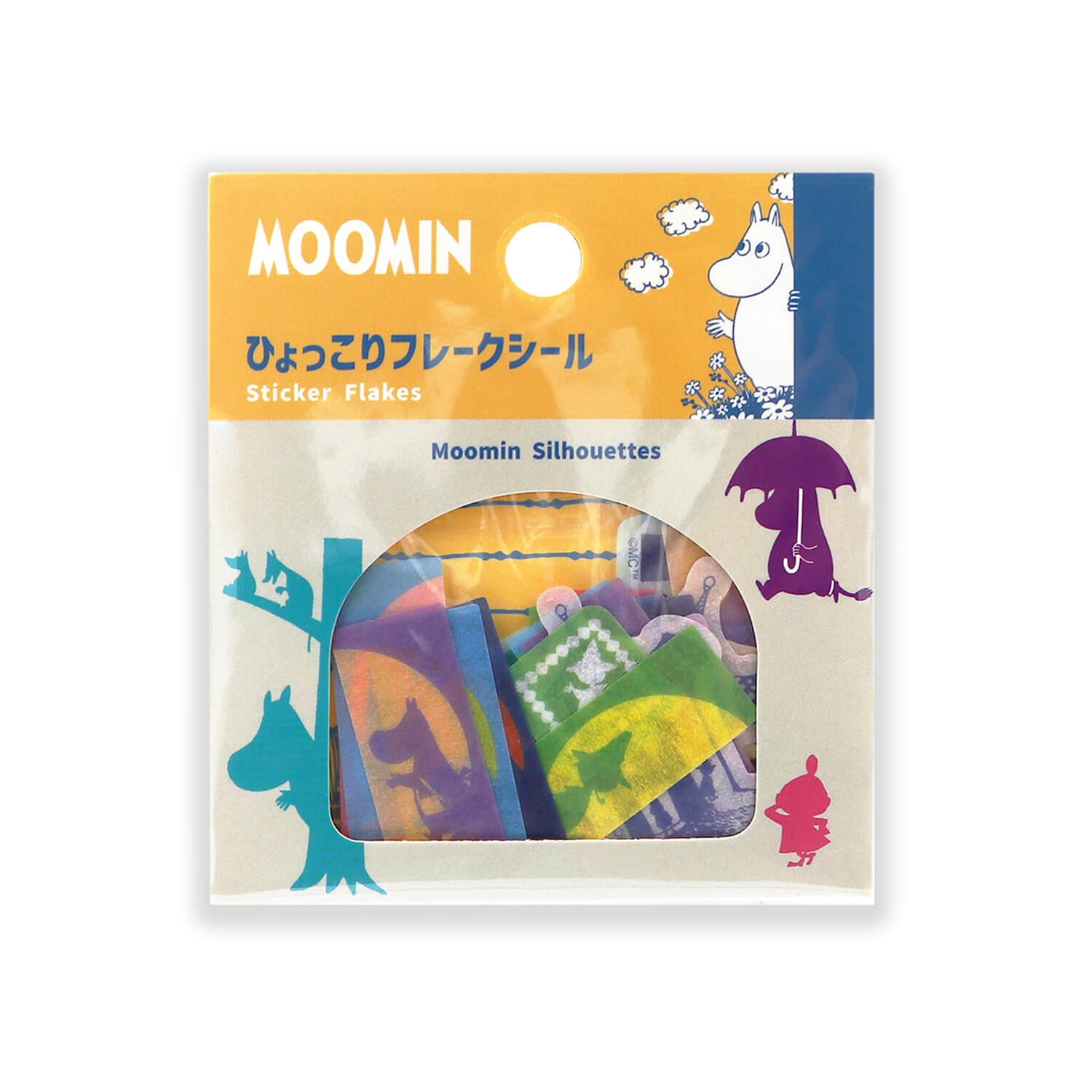World Craft x Moomin Flake Stickers – Silhouette