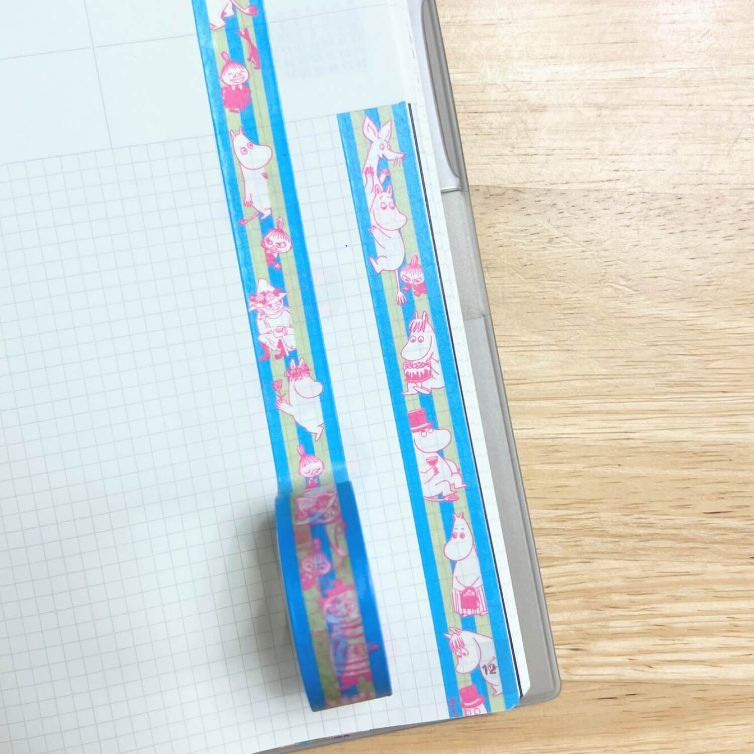 World Craft x Moomin Washi Tape – Blue