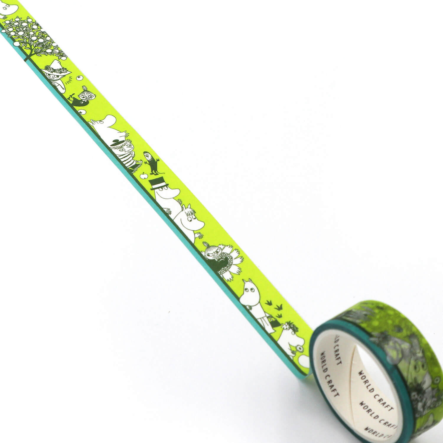 World Craft x Moomin Washi Tape – Green