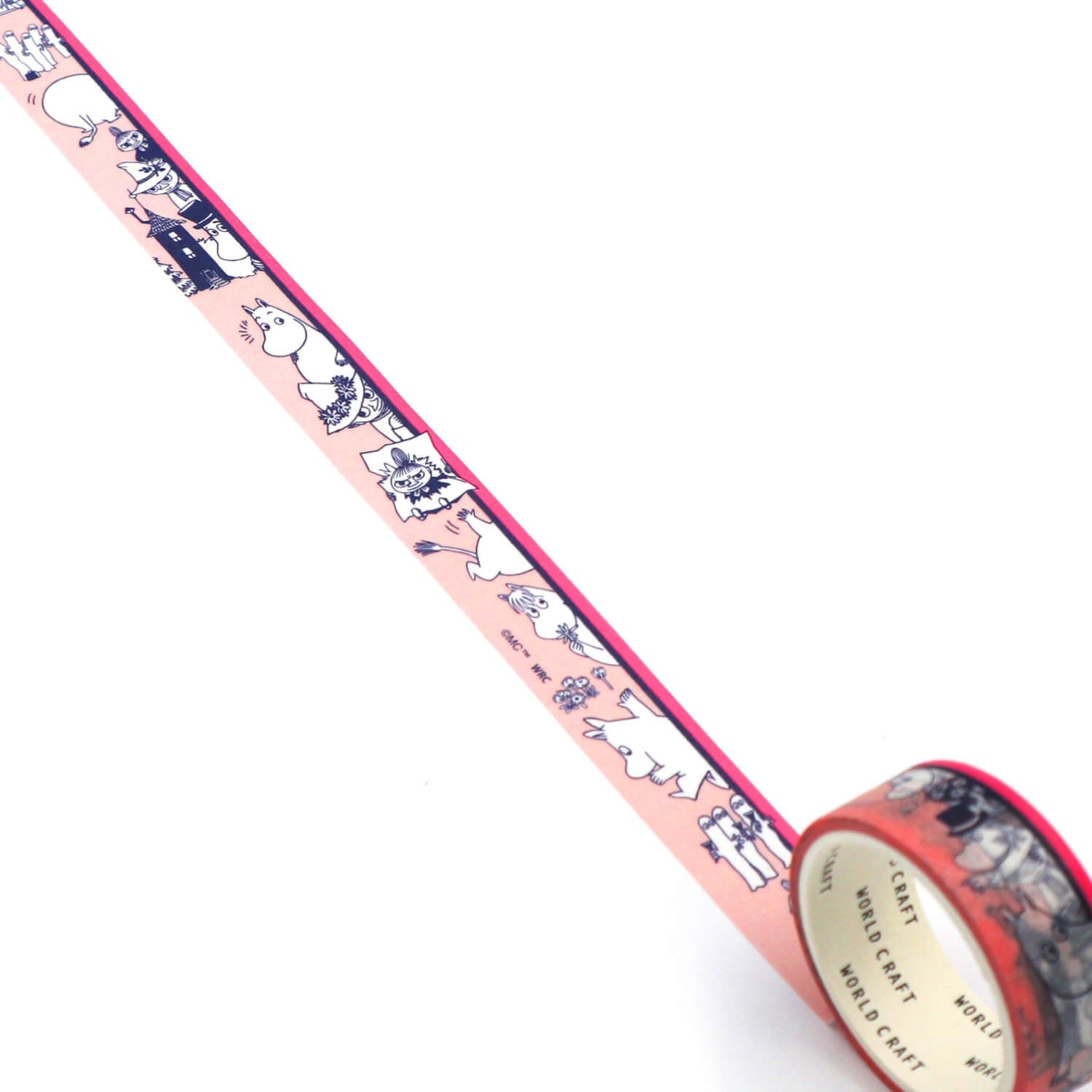 World Craft x Moomin Washi Tape – Pink