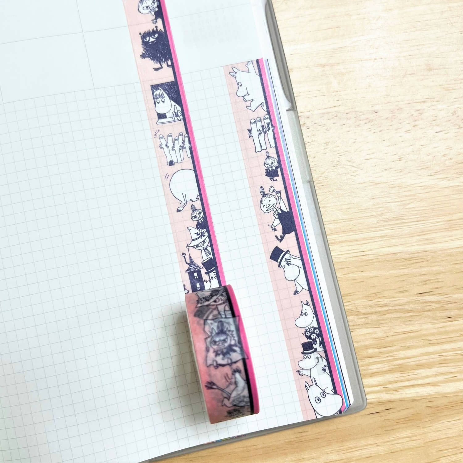 World Craft x Moomin Washi Tape – Pink