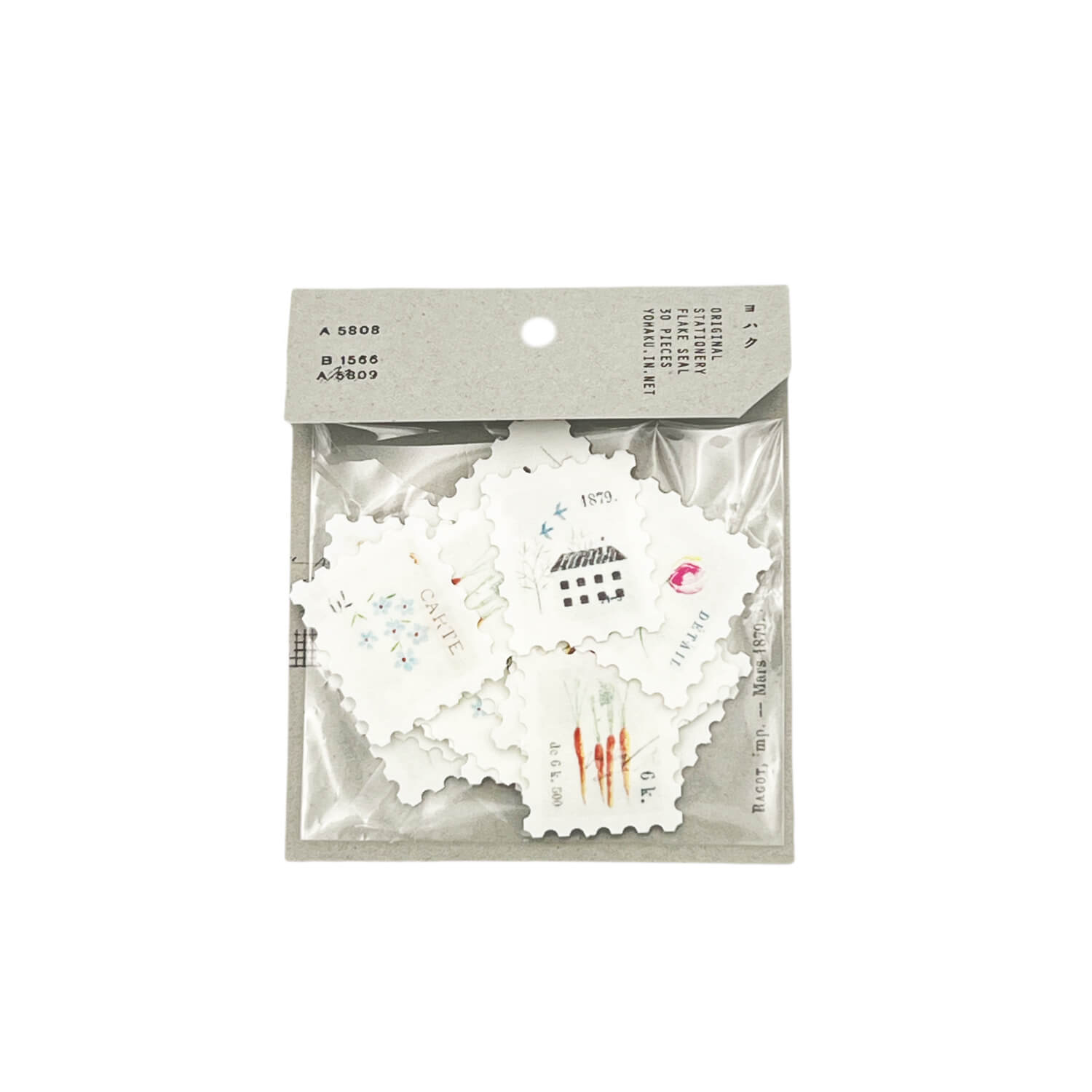 YOHAKU Flake Sticker – Tegami (F-002)