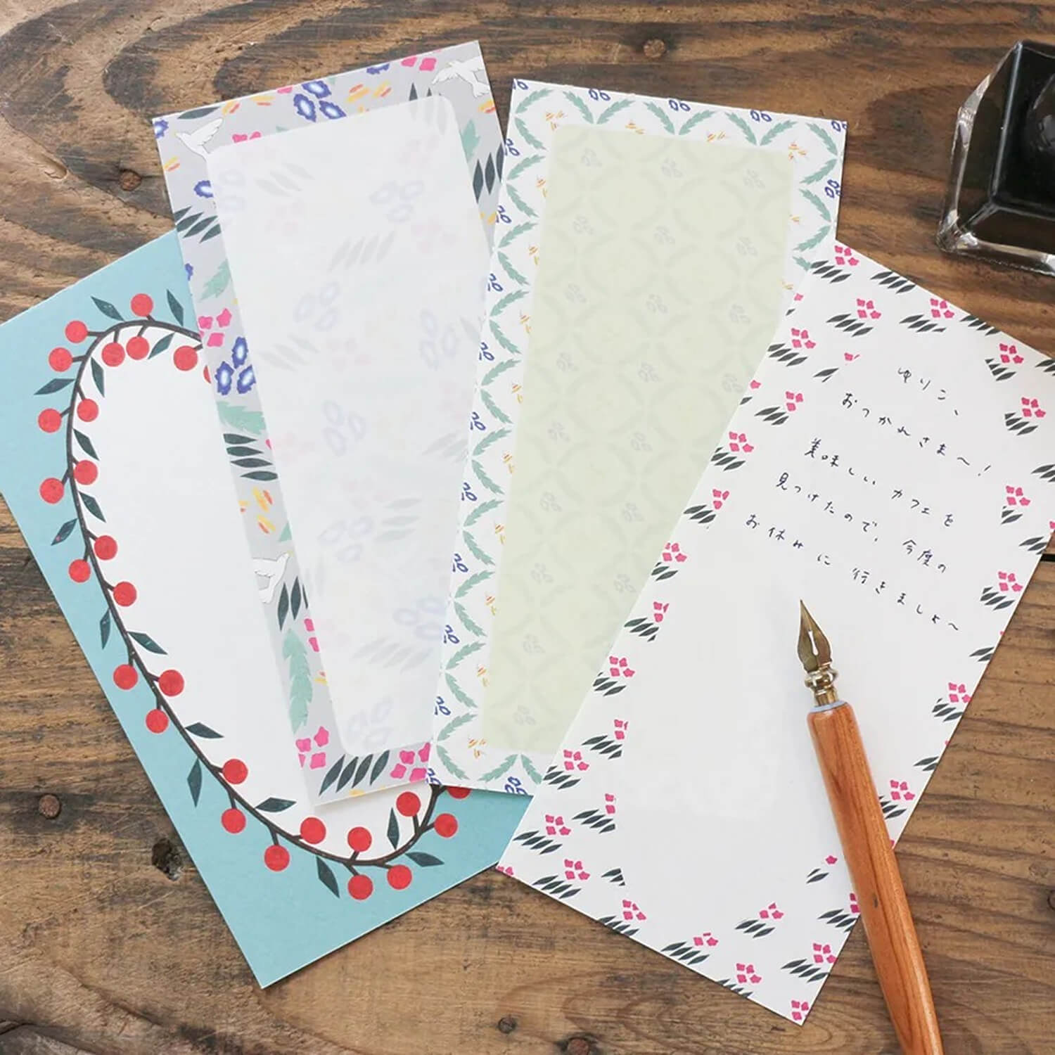 Yasuhara Chihiro Letter Pad – Botanical