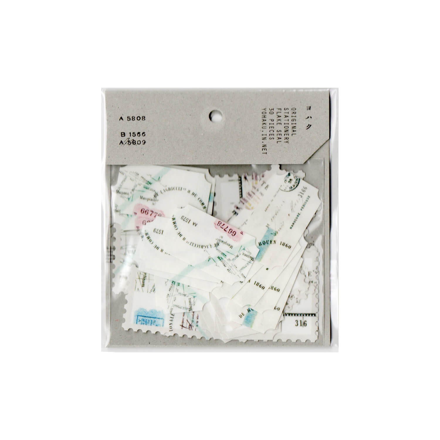 Yohaku Flake Stickers – Bolero (F-016)