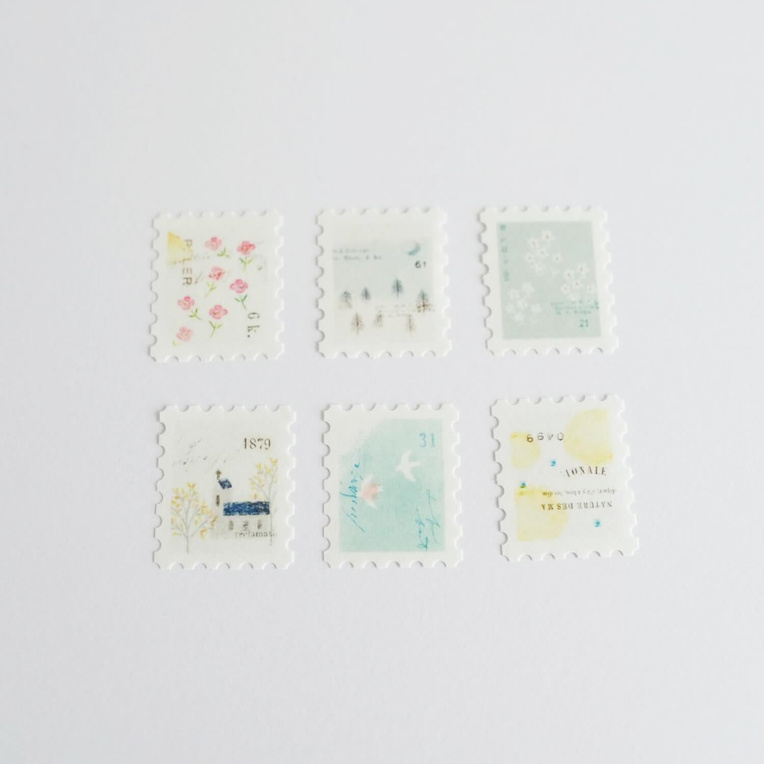 Yohaku Flake Stickers – Letter (F-015)