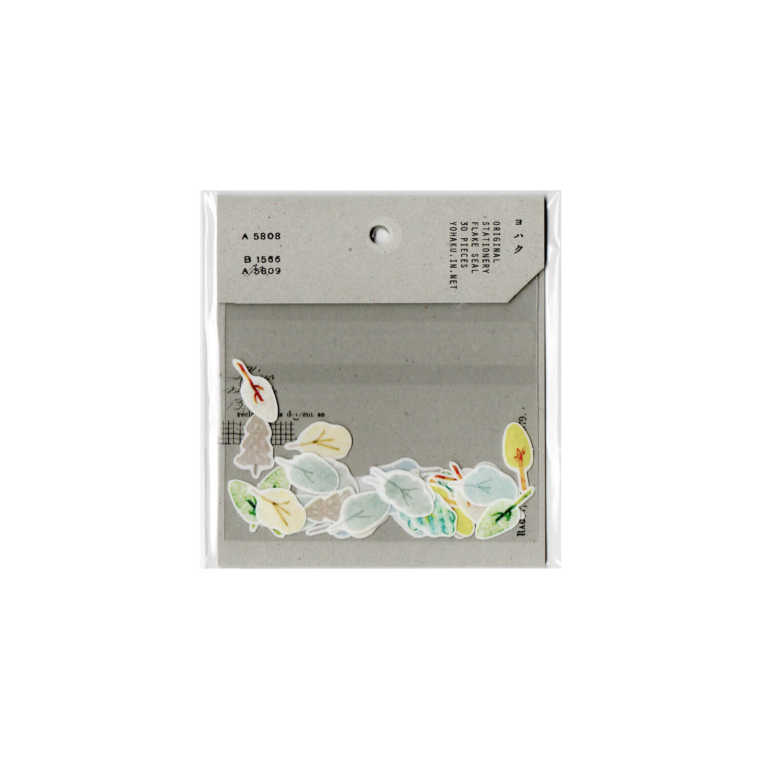 Yohaku Flake Stickers – Mori no Ookude (F-019)