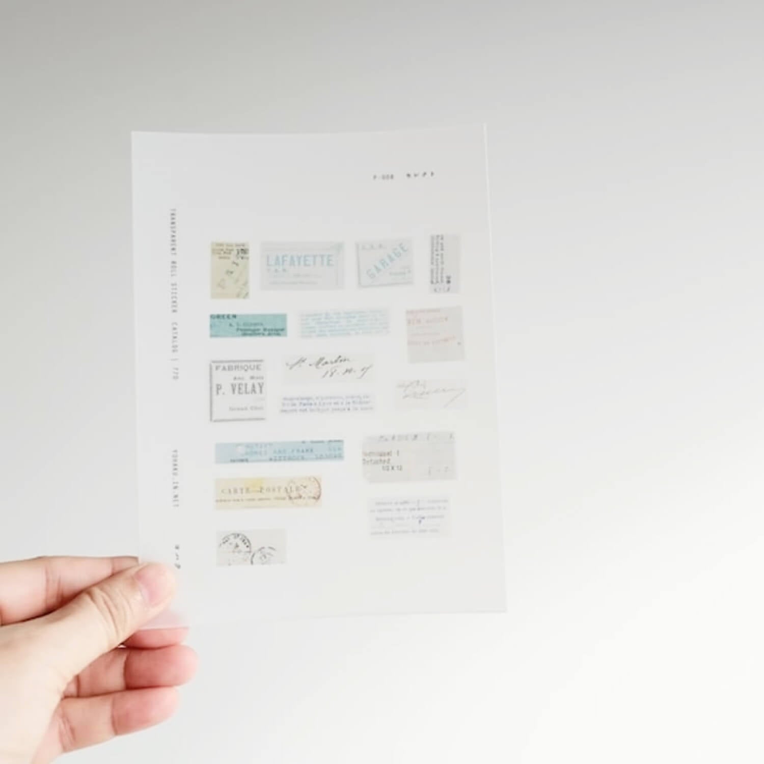 Yohaku Roll Stickers – Select (P-008)
