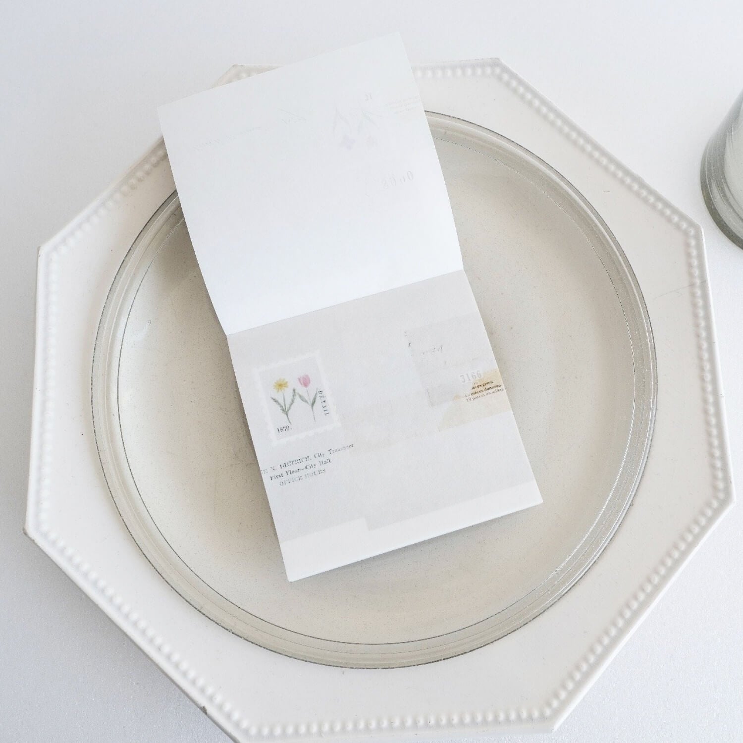 Yohaku Square Memo Pad – Garden