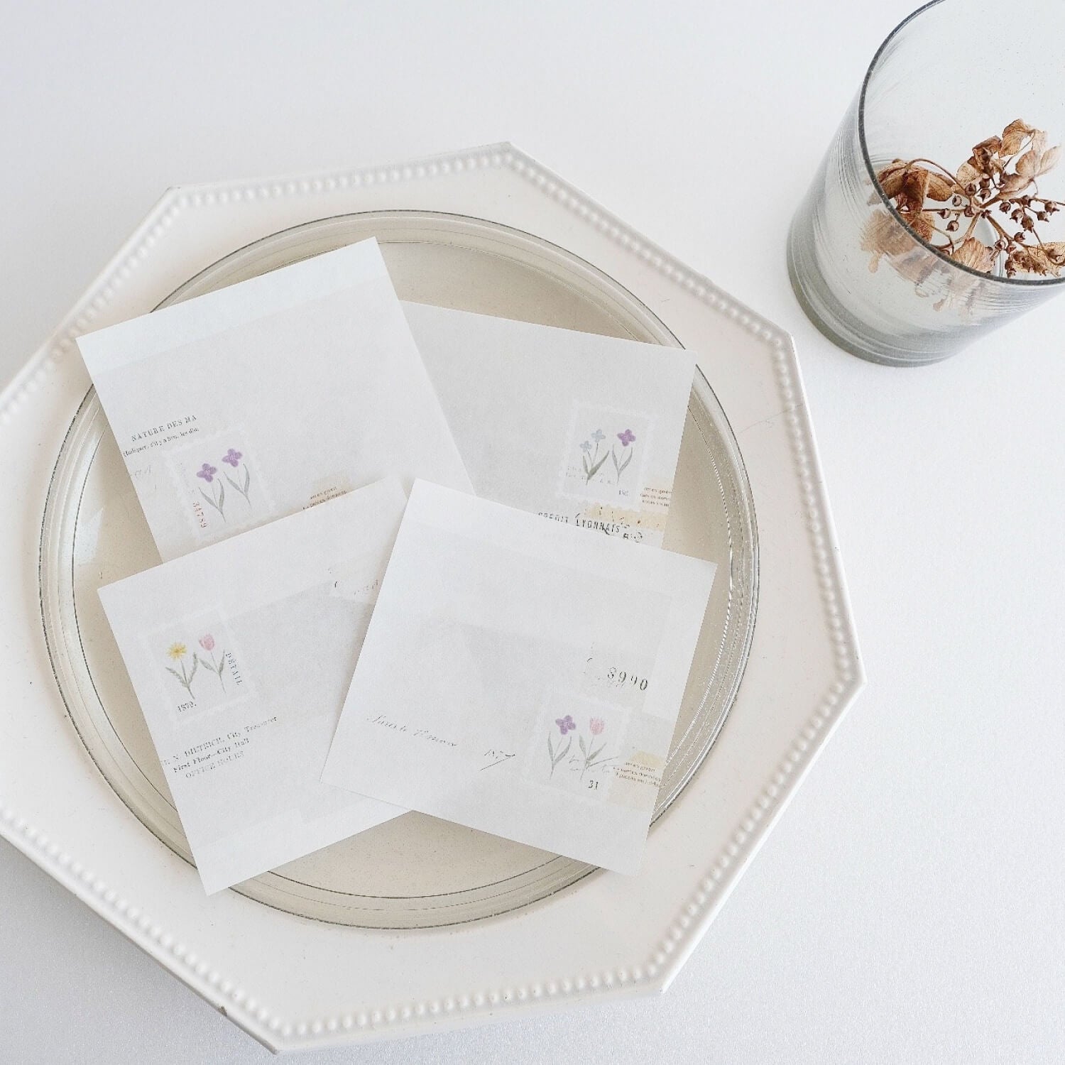Yohaku Square Memo Pad – Garden
