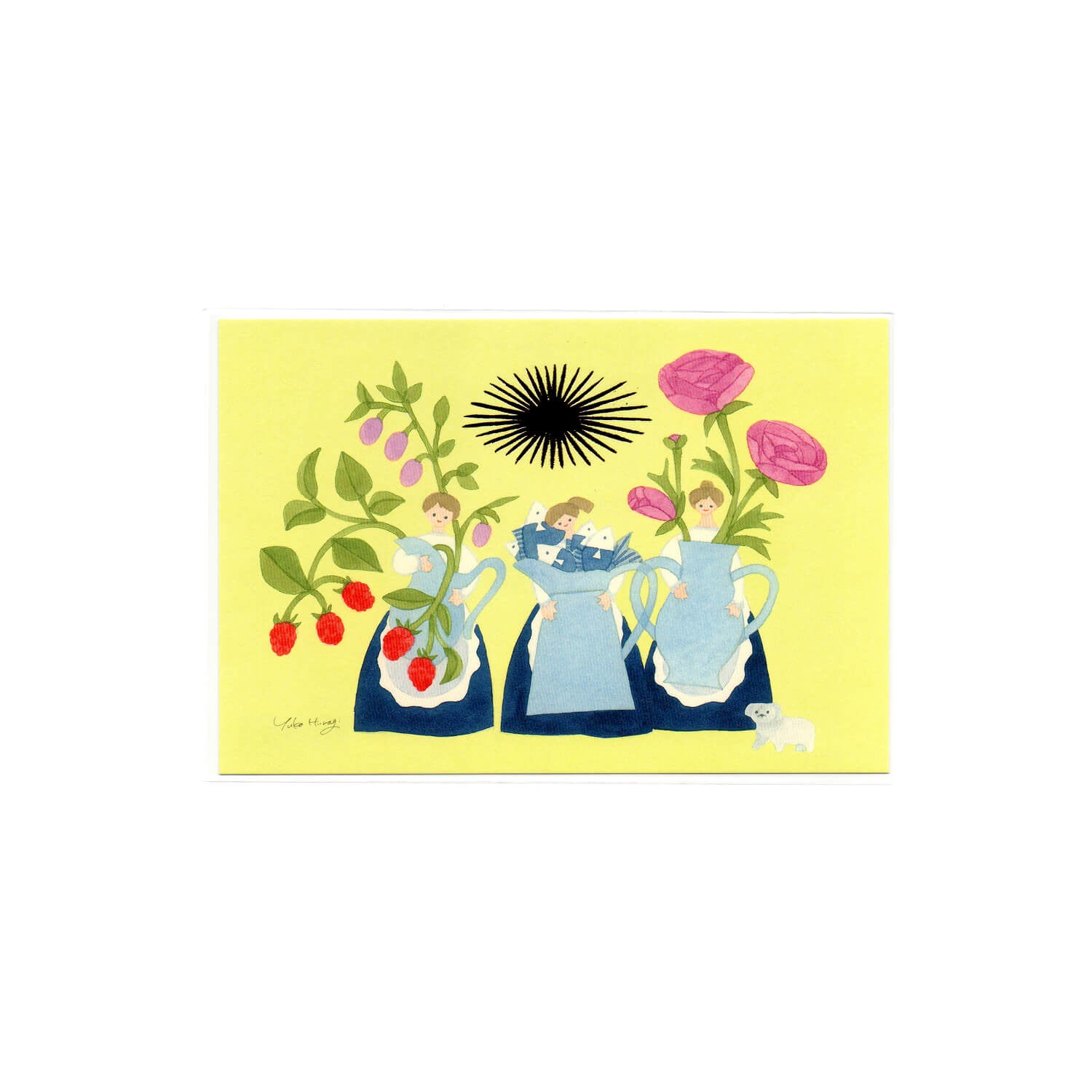 Yuka Hiiragi Foil Postcard – Full of Fruits