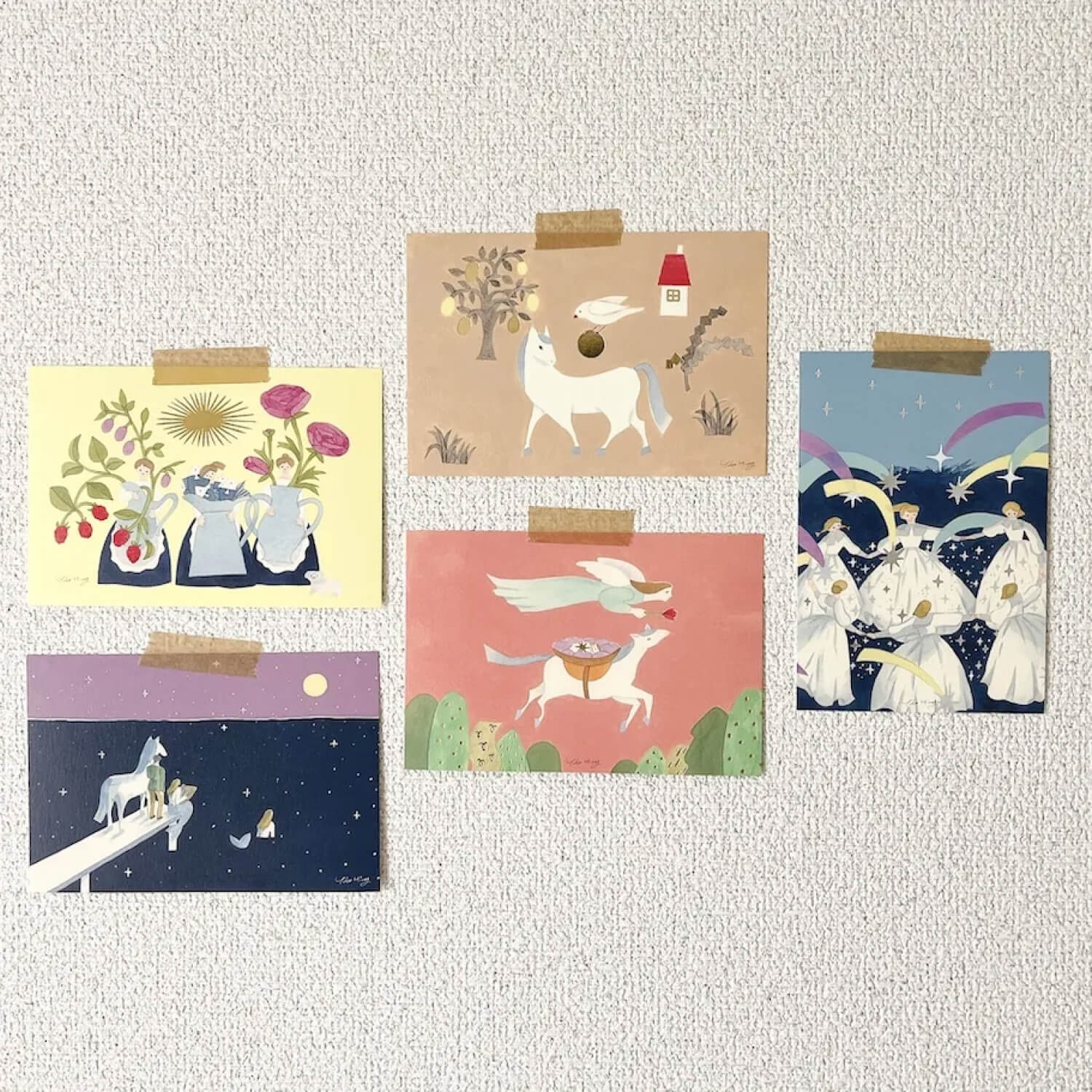 Yuka Hiiragi Foil Postcard – On the Day of Birth