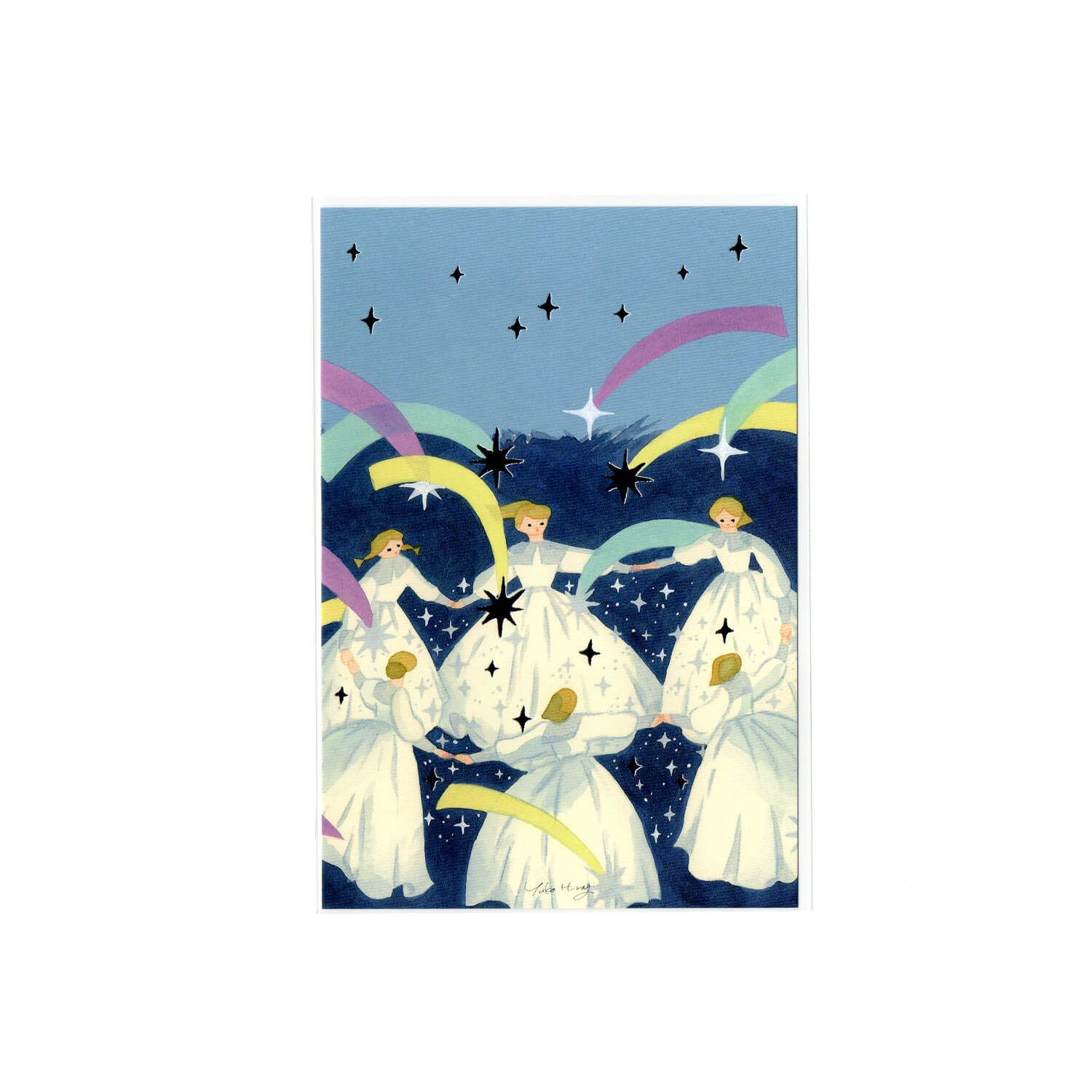 Yuka Hiiragi Foil Postcard – Star Hunting