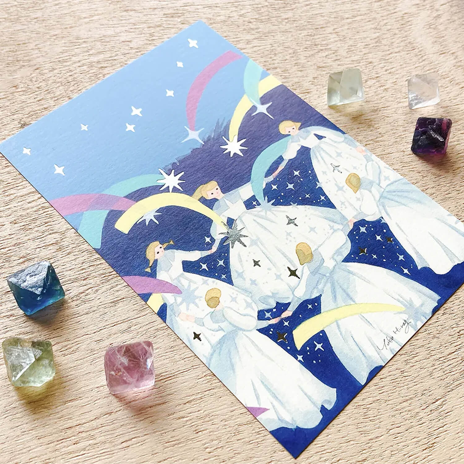 Yuka Hiiragi Foil Postcard – Star Hunting