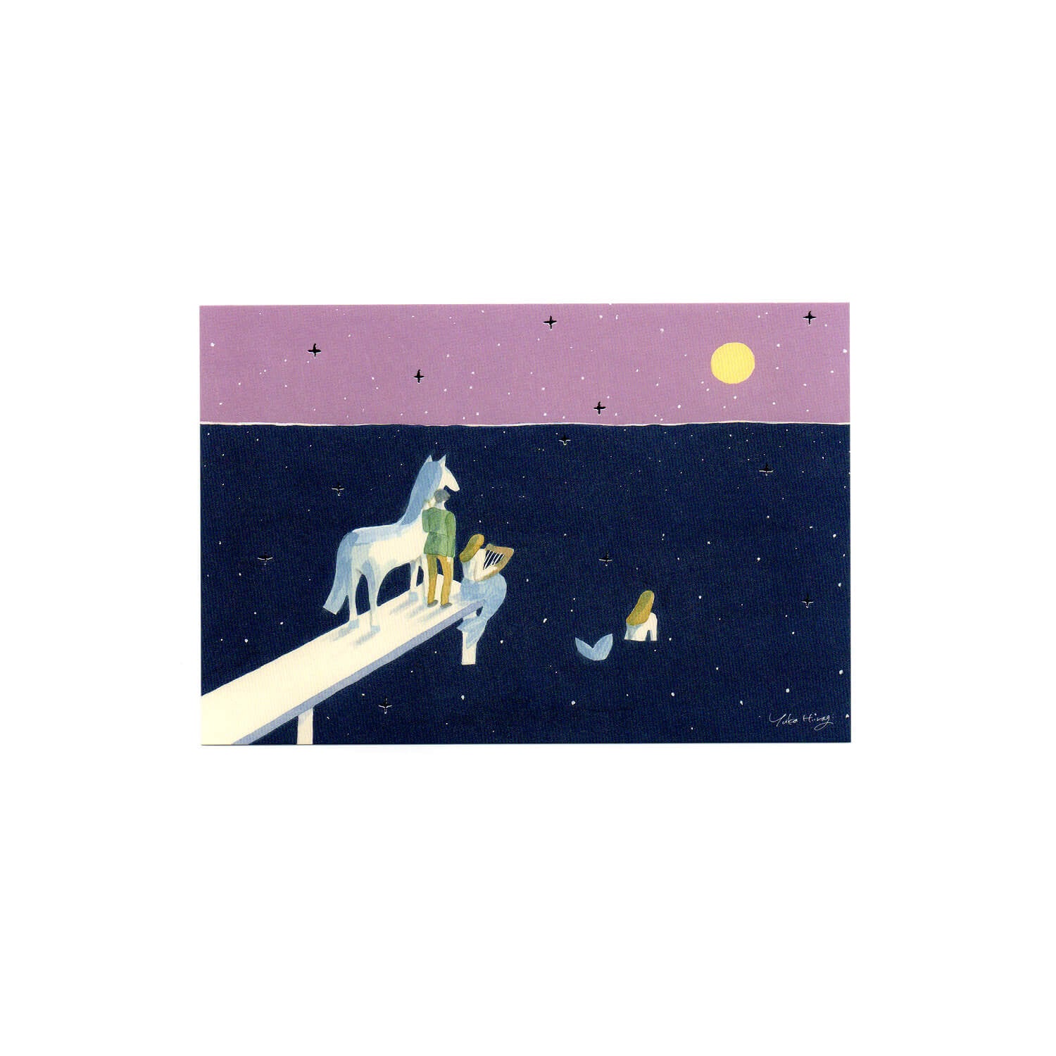 Yuka Hiiragi Foil Postcard – Starlit Sound