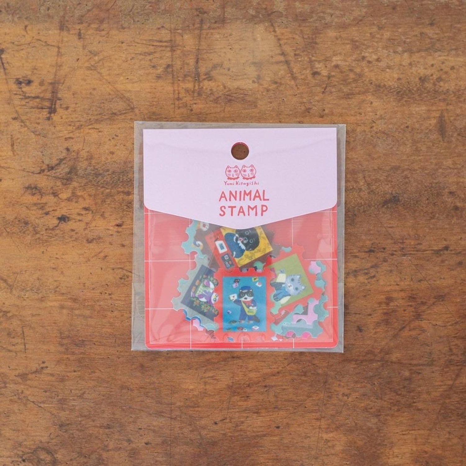 Yumi Kitagishi Flake Stickers - Animal Stamp