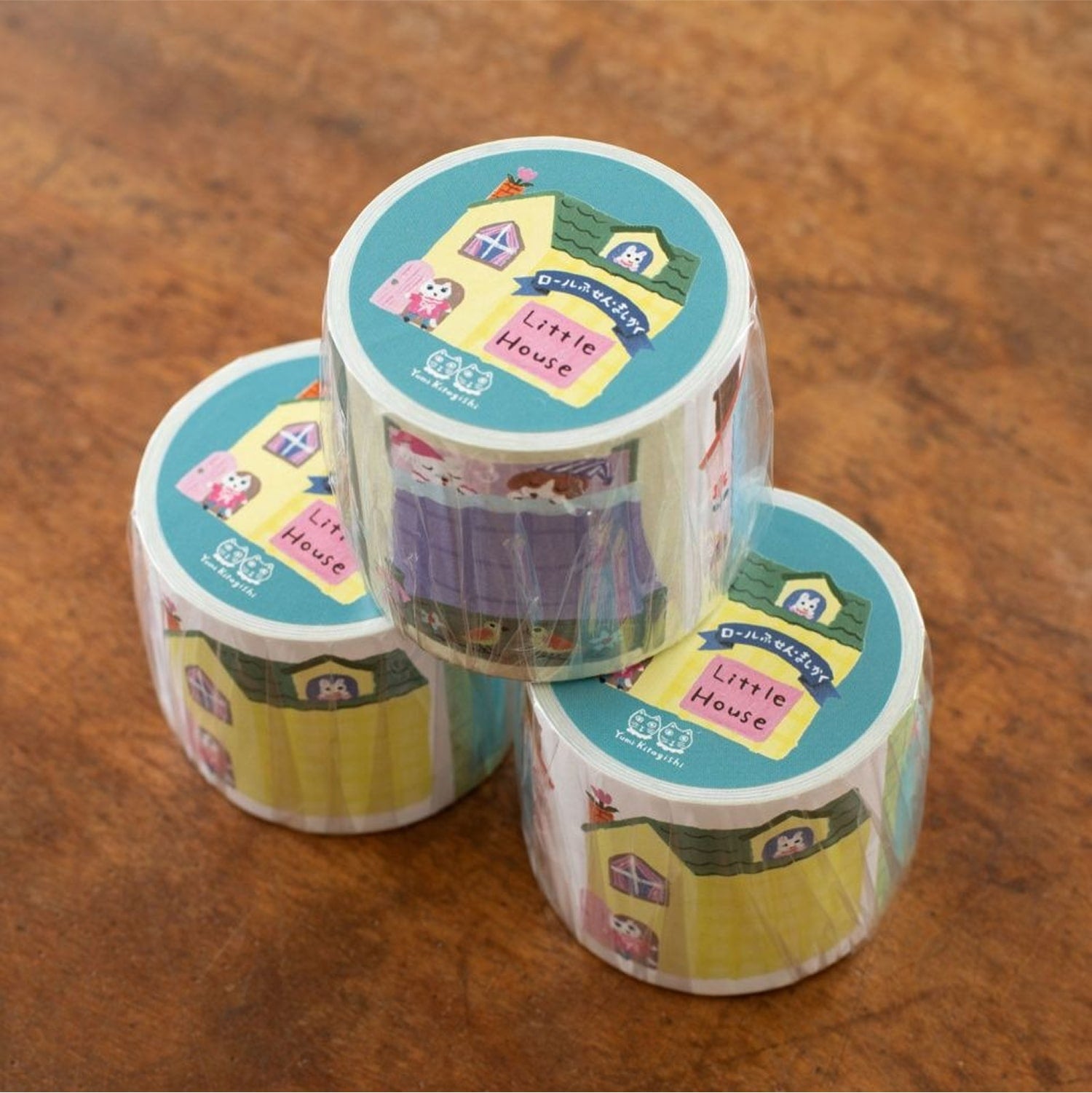 Yumi Kitagishi Sticky Notes Roll - Square Little House