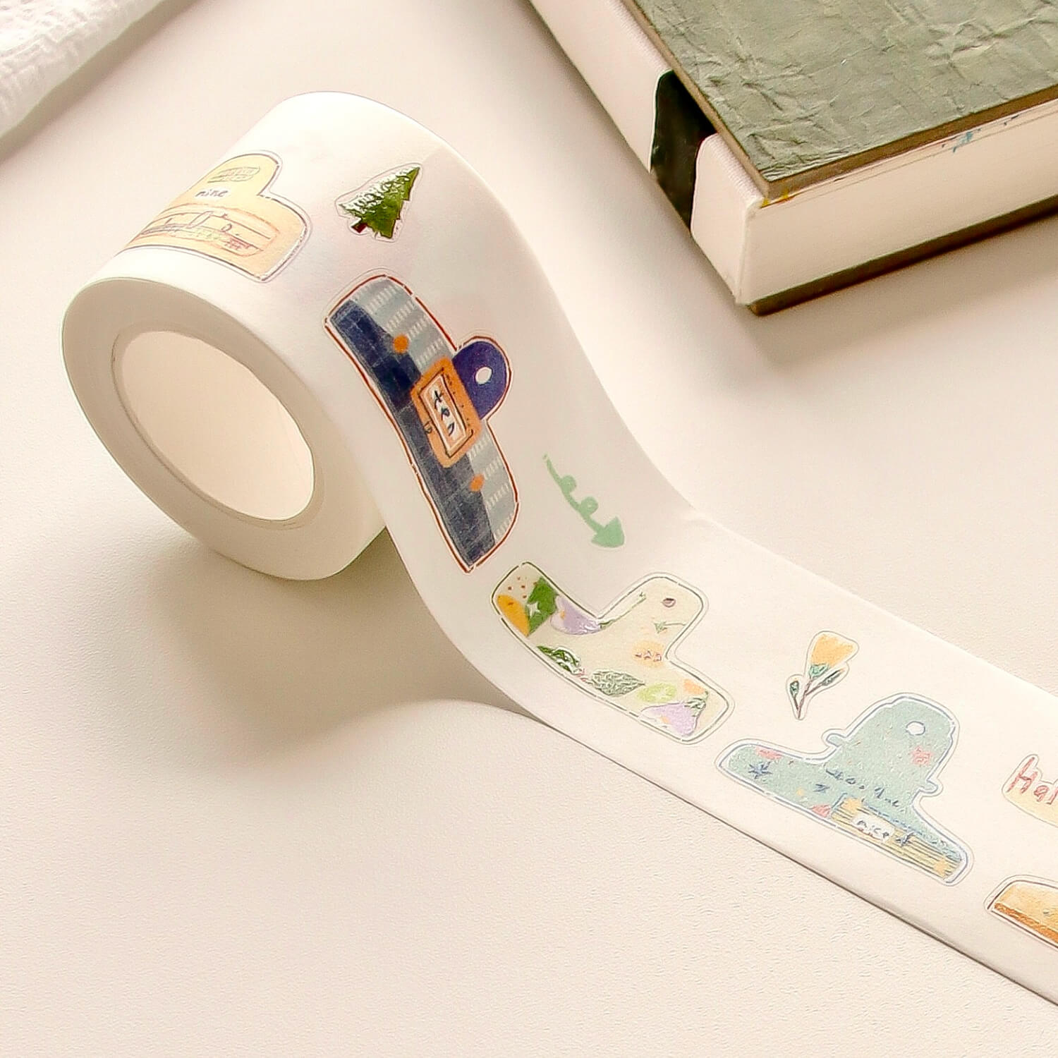 Zhiling Studio Kiss Cut Masking Tape - Lots of Clips