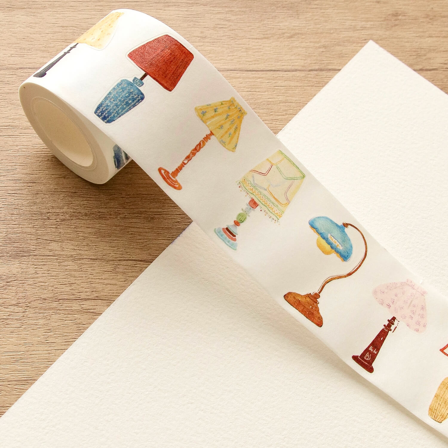 Zhiling Studio Kiss Cut Masking Tape - Lots of Lamps